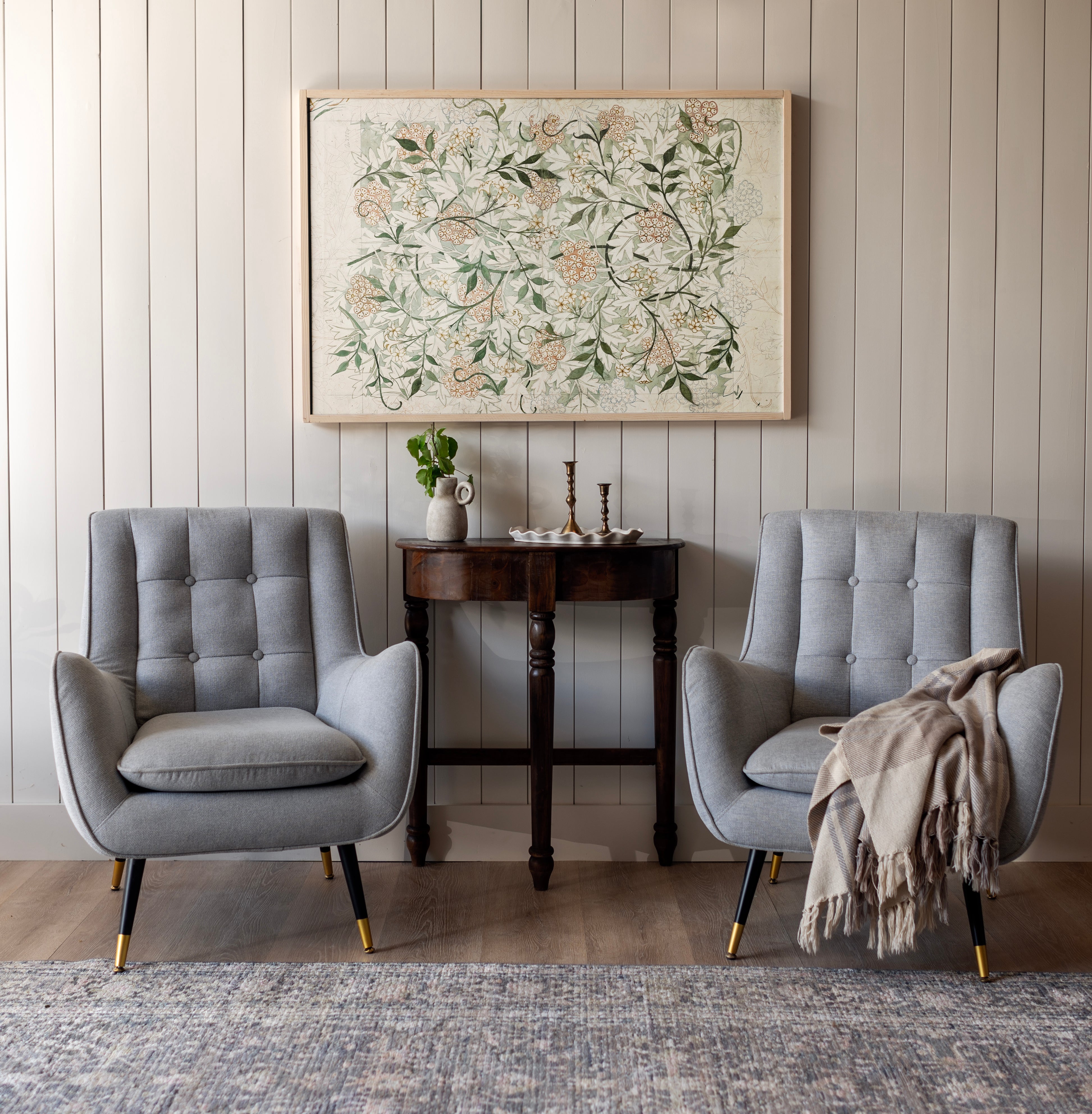 Vintage Textile | Framed Wooden Art - Horizontal | 175
