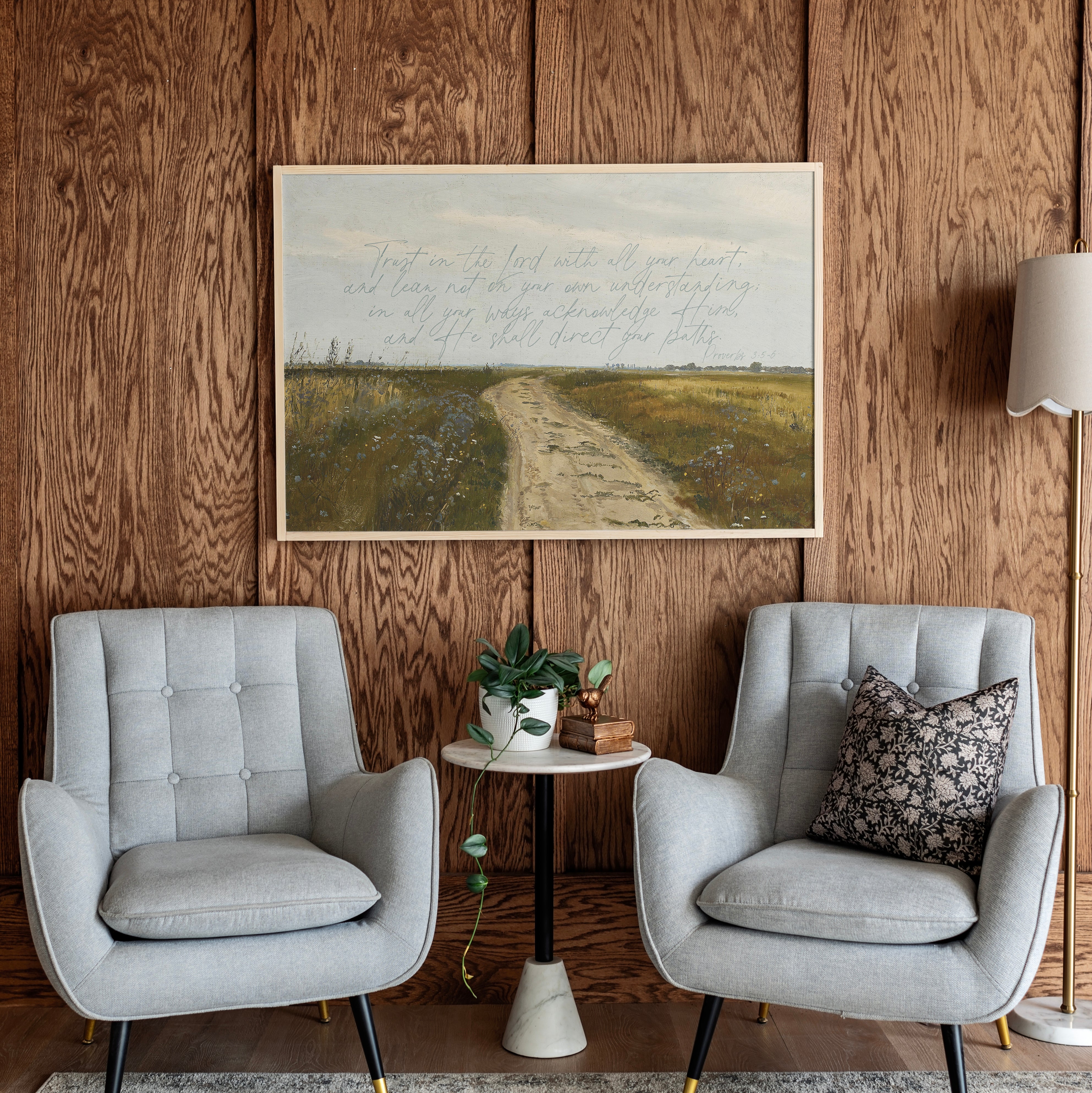 Trust In The Lord | Framed Wooden Art - Horizontal | 179