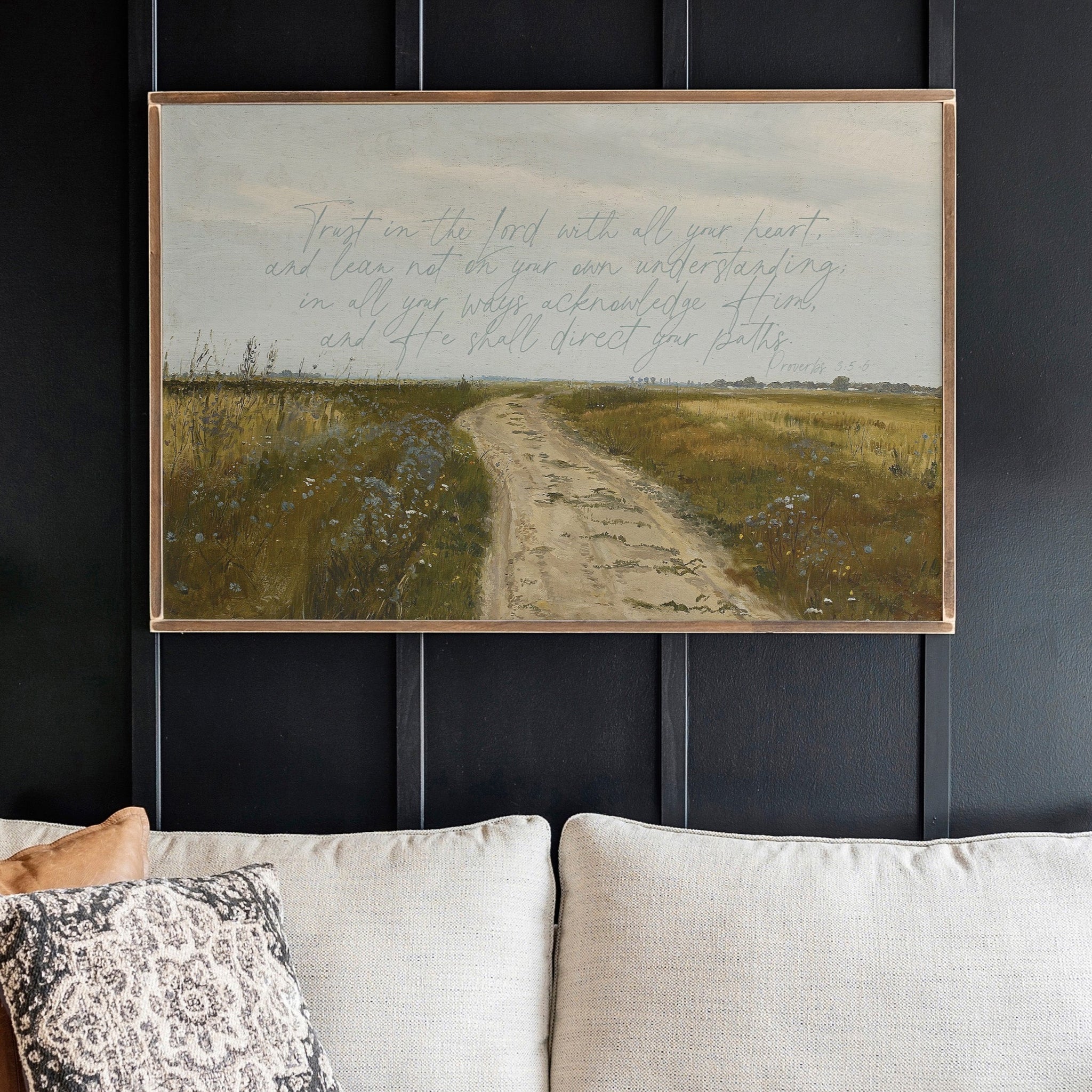 Trust In The Lord Wooden Wall Art - Horizontal Sign | 179