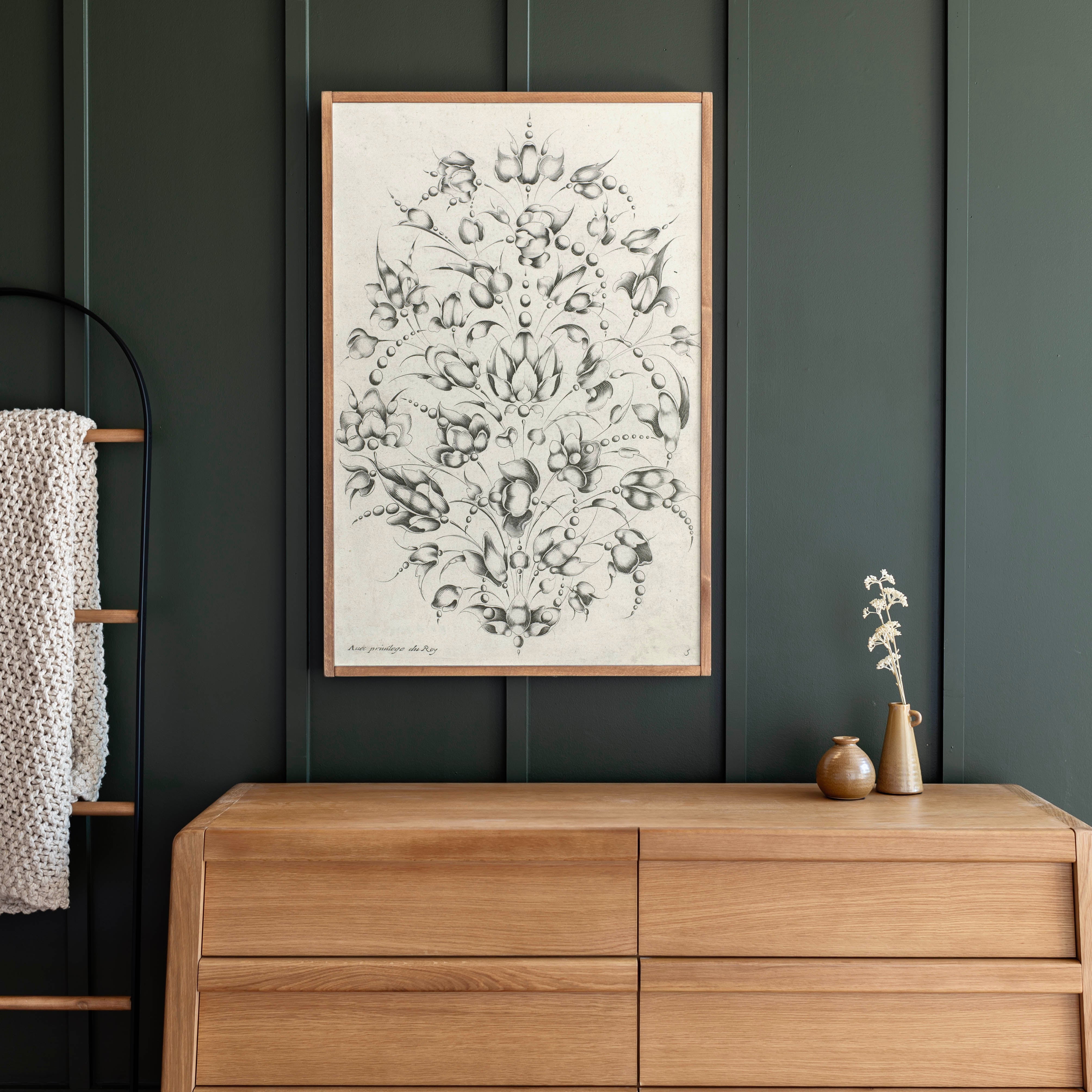 Vintage Design | Framed Wood Art | 183