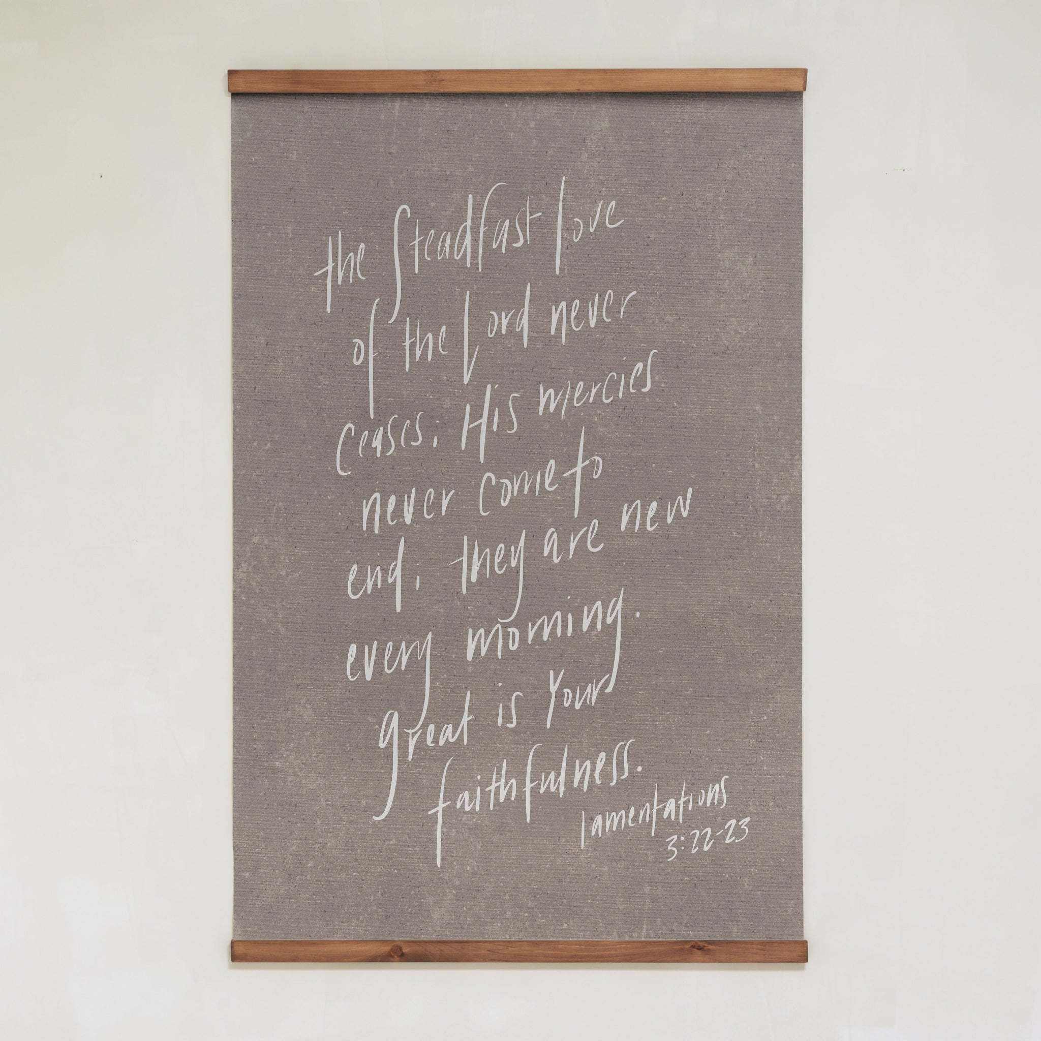 Great is Your Faithfulness | Vertical Tapestry | 195