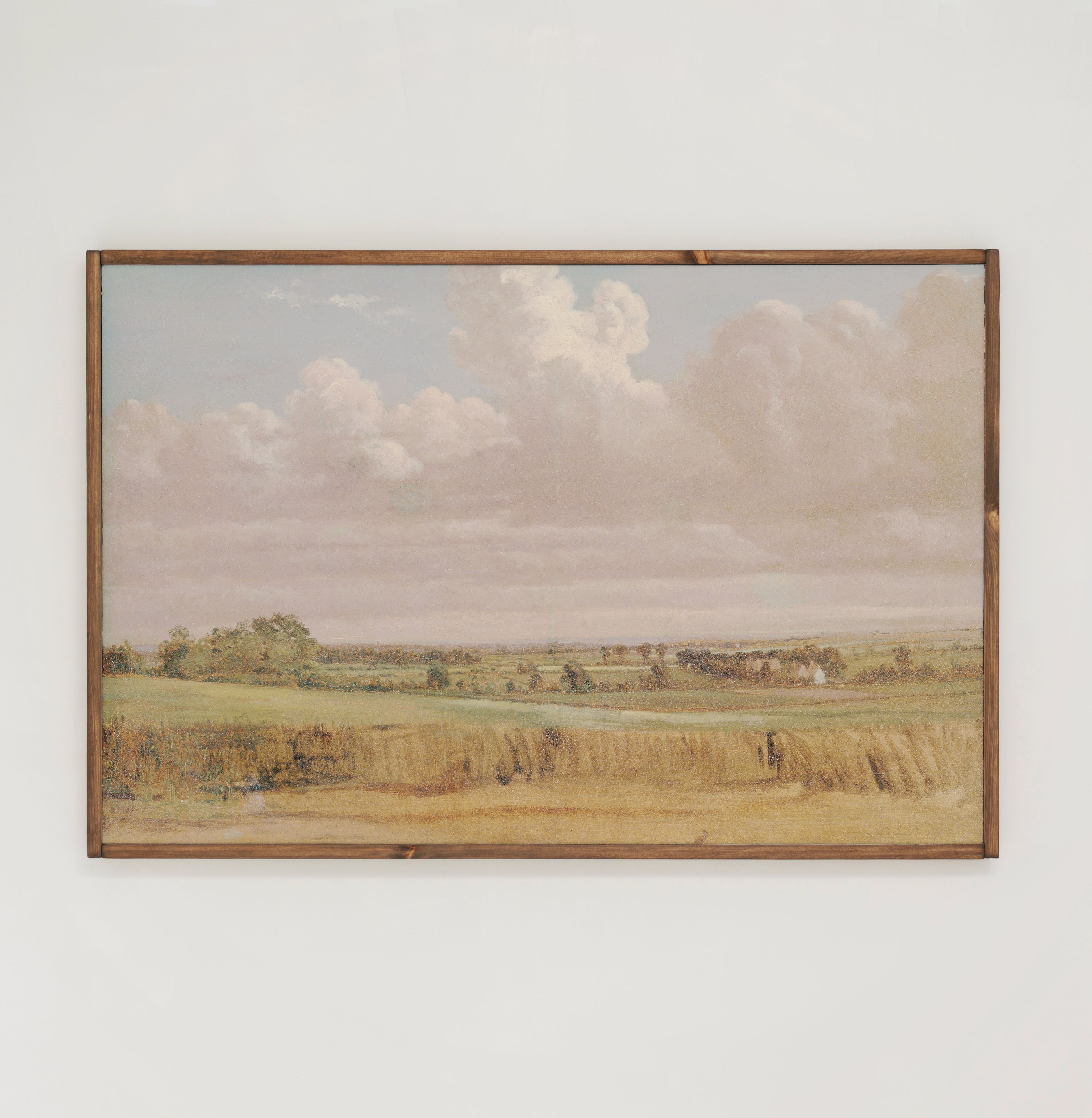 Fields Of Green | Framed Wooden Art - Horizontal | 197