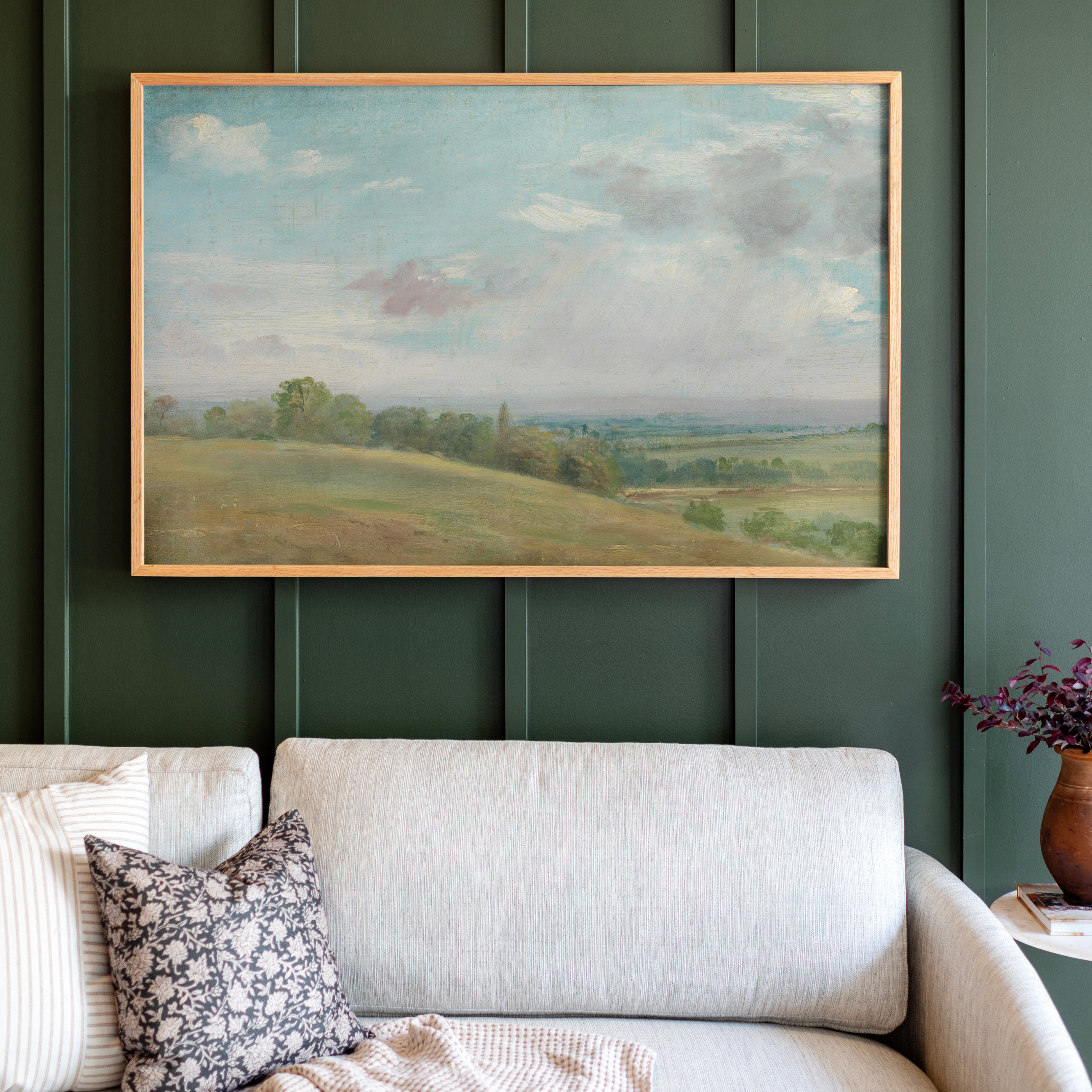 "English Country Side" Framed Canvas | Horizontal | 198