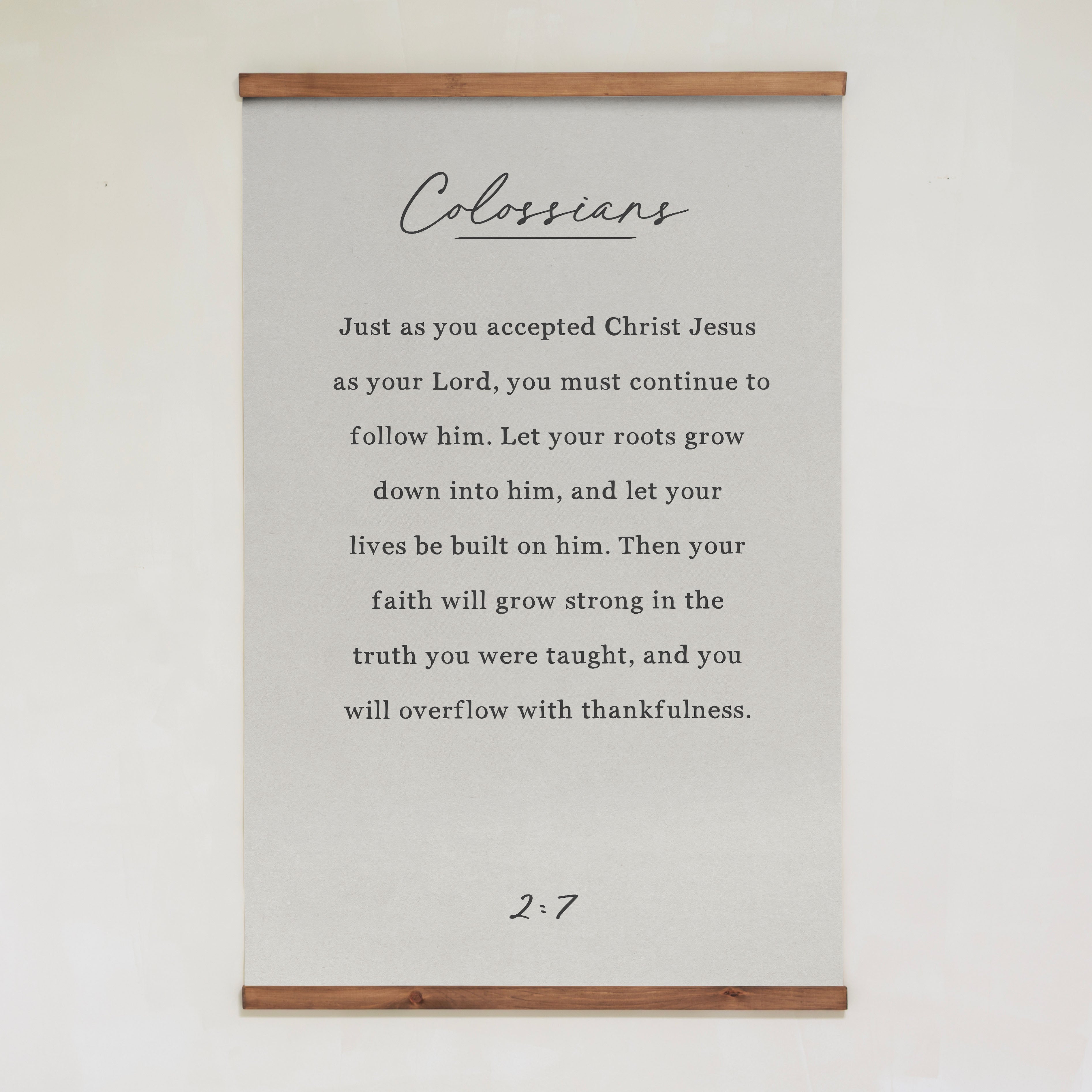 Colossians 2:7 | Vertical Tapestry | 199