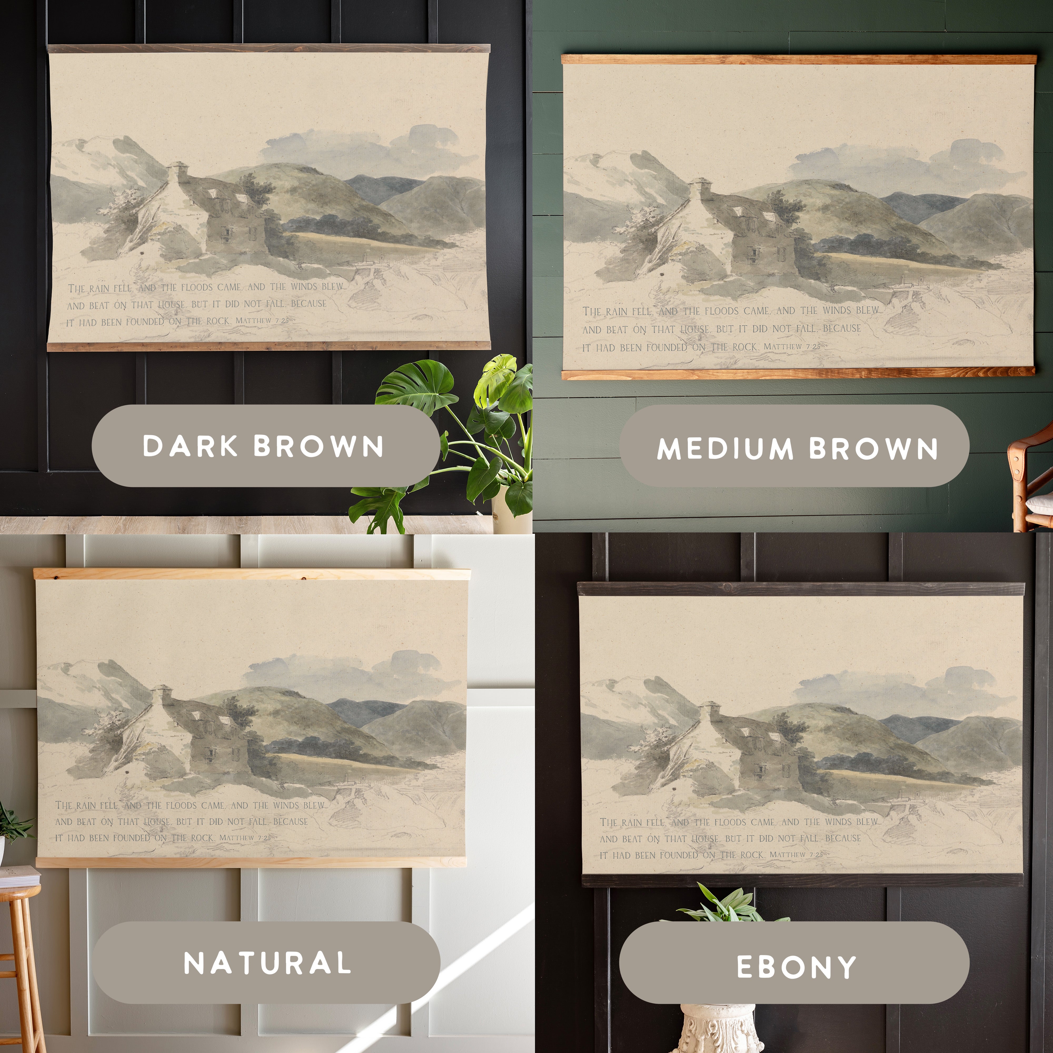 Built On The Rock | Horizontal Tapestry | 201