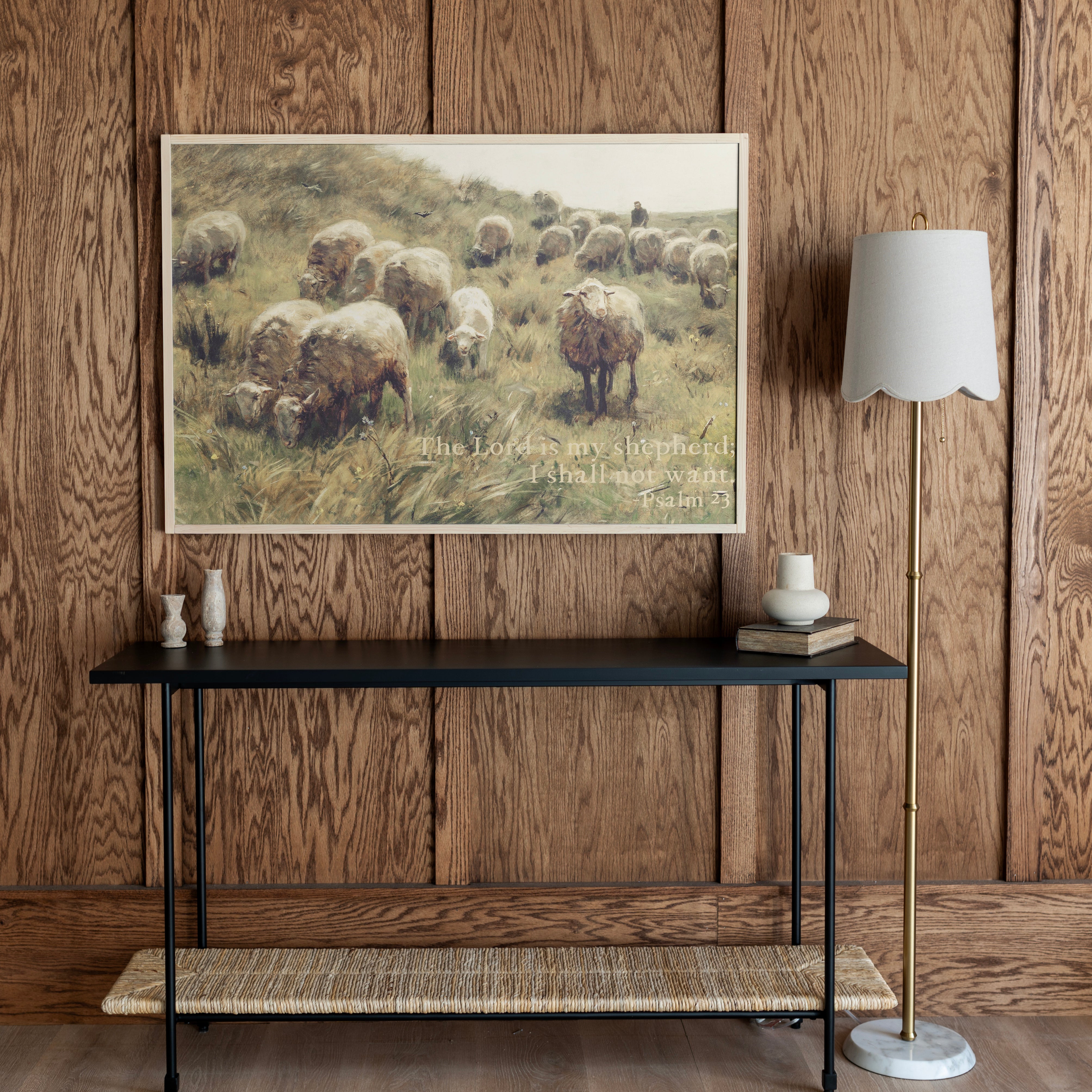 Psalm 23 | Framed Wooden Art - Horizontal | 205