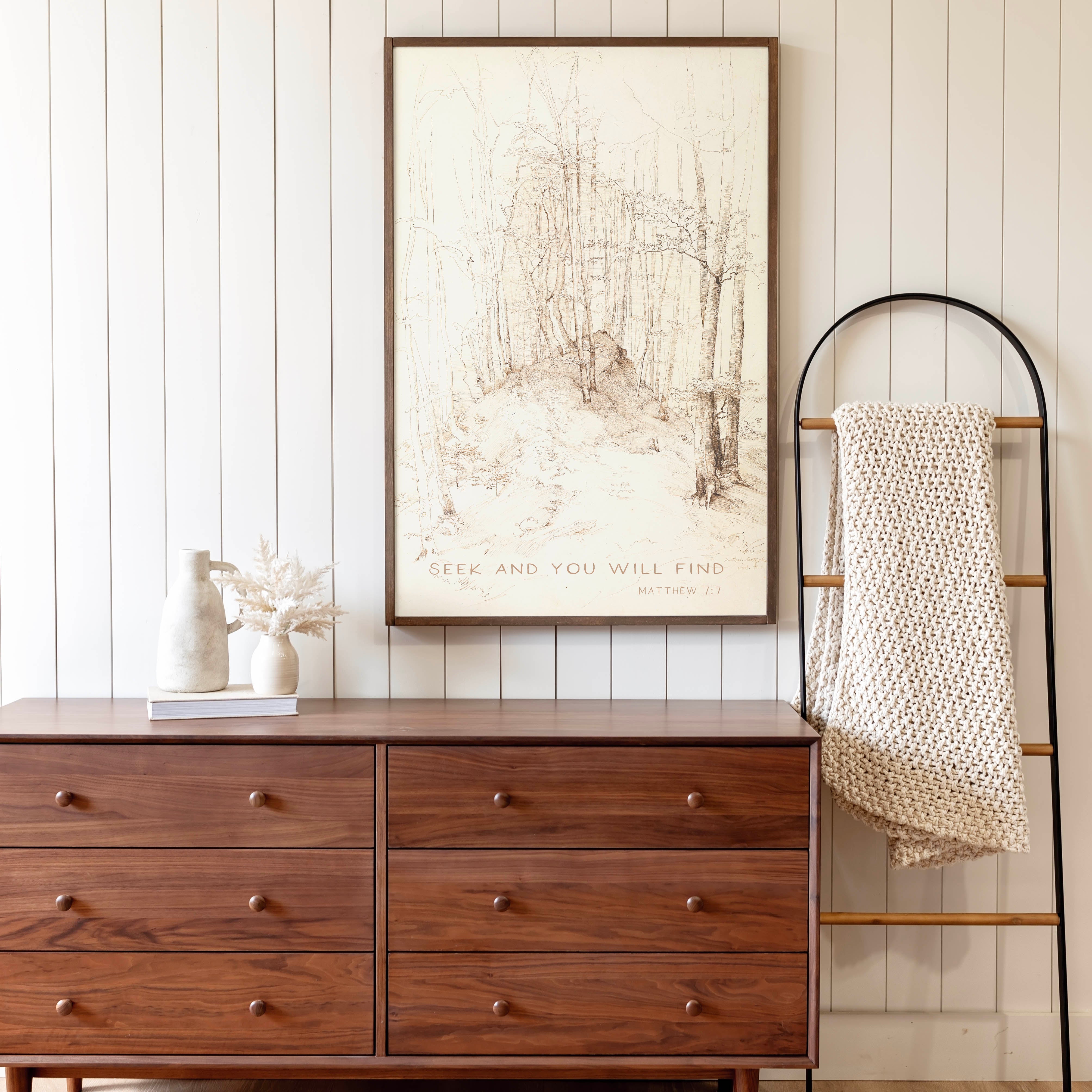 Seek and You Will Find | Framed Wood Art | 206