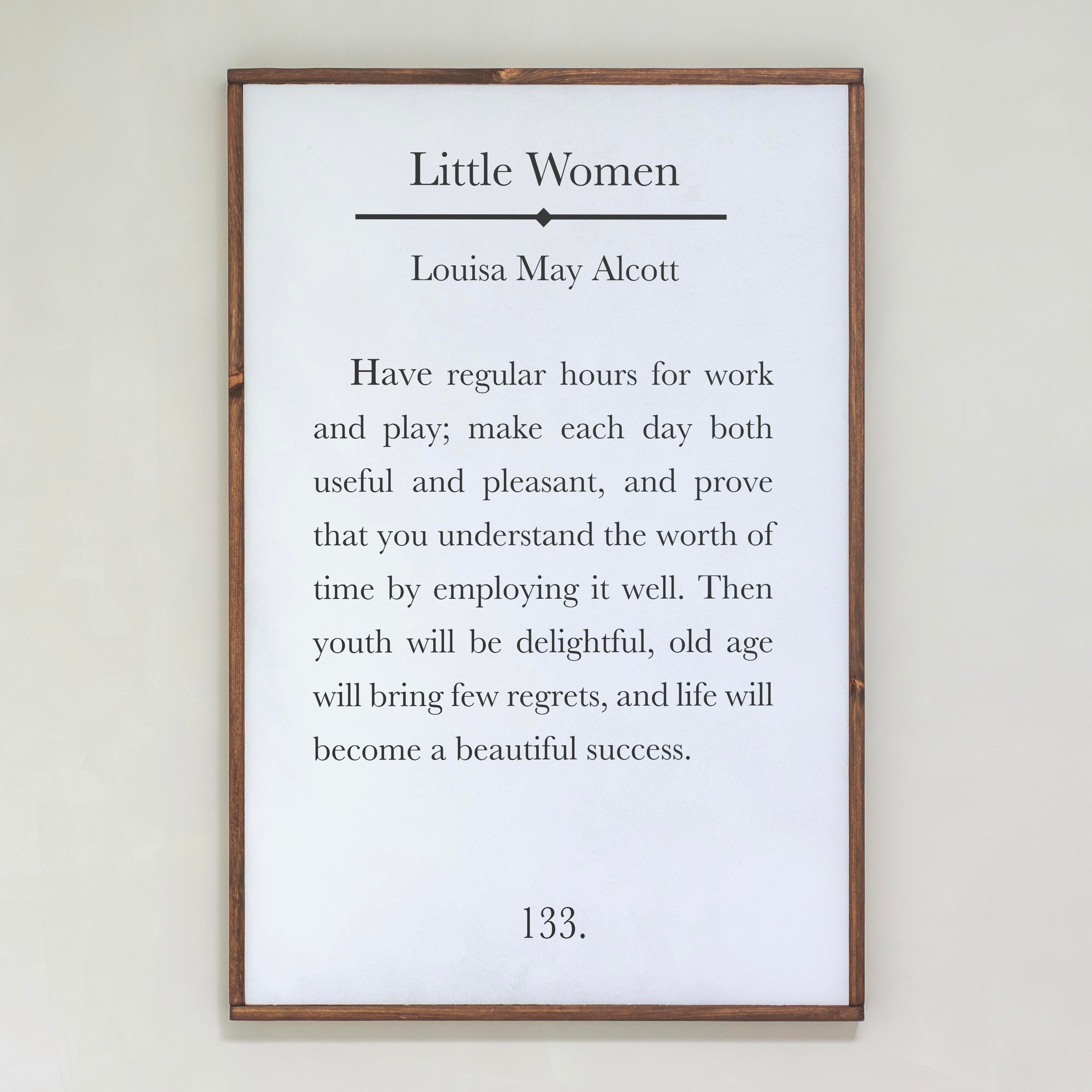 Little Women | Framed Wooden Art | 301