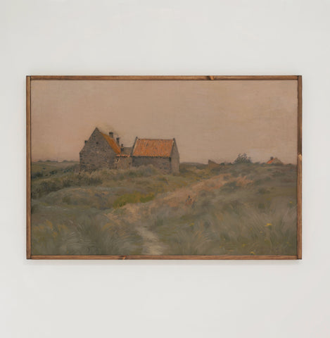 Barn Sunset | Framed Wooden Art - Horizontal | 400