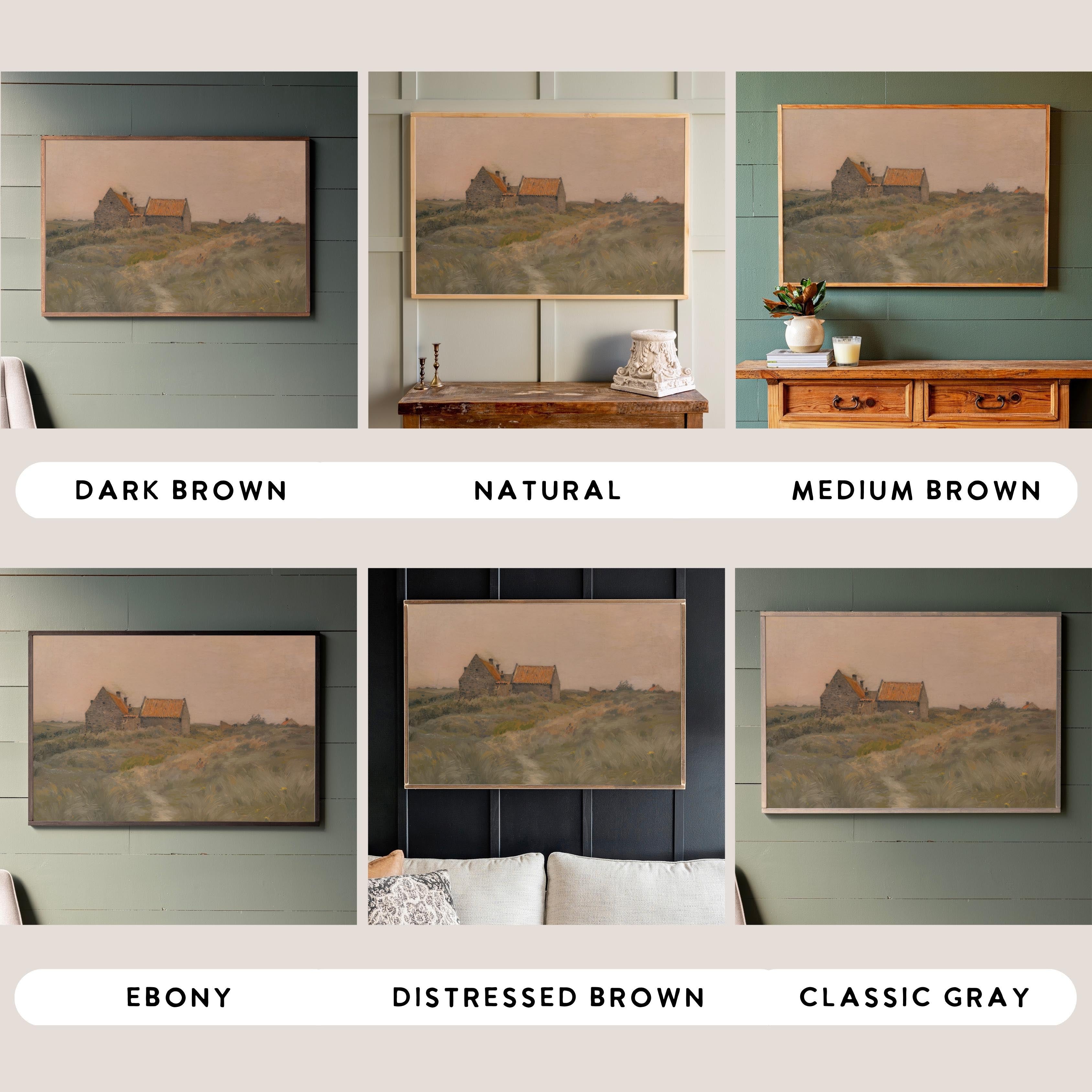 Barn Sunset | Framed Wooden Art - Horizontal | 400