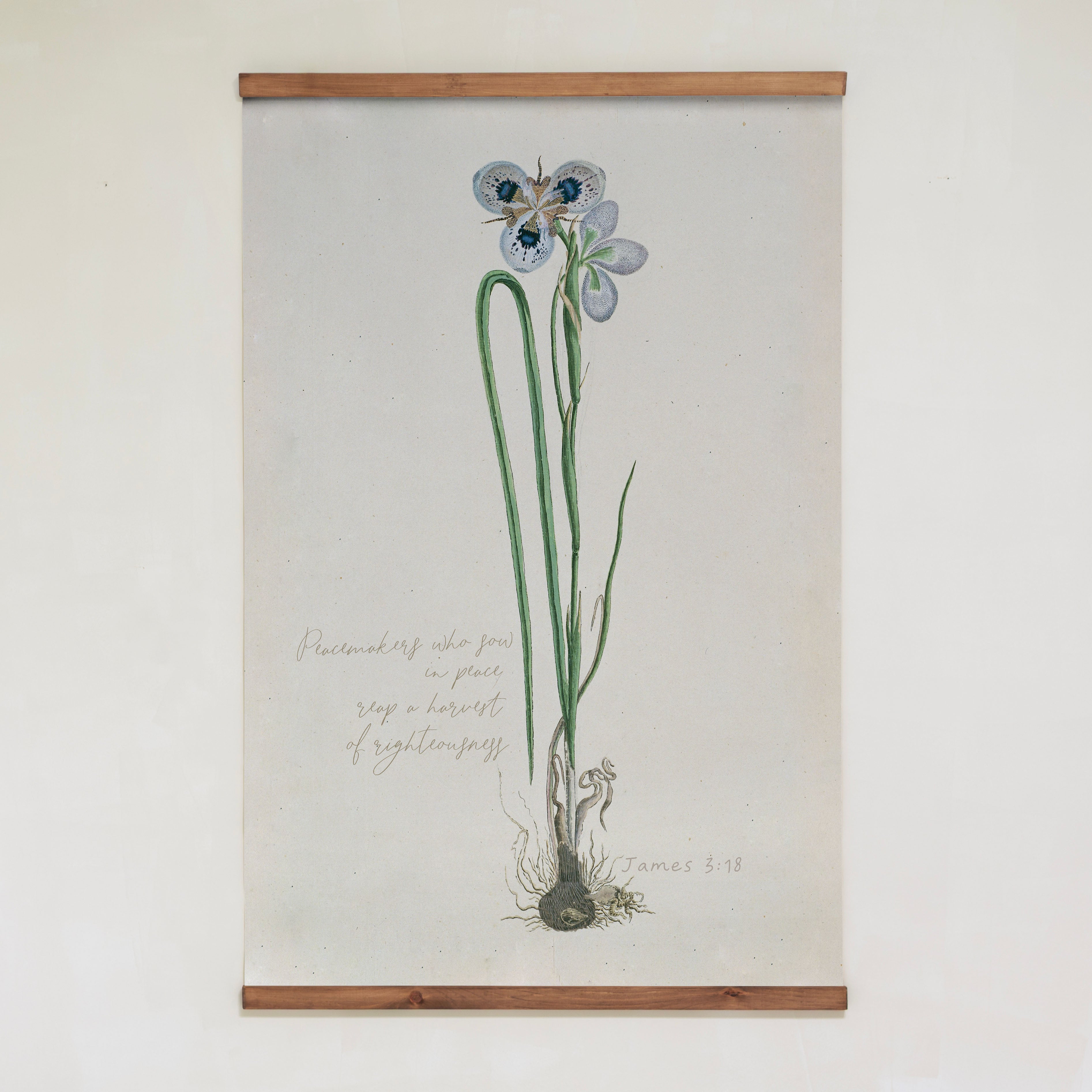 Peacemakers Botanical | Vertical Tapestry | 405
