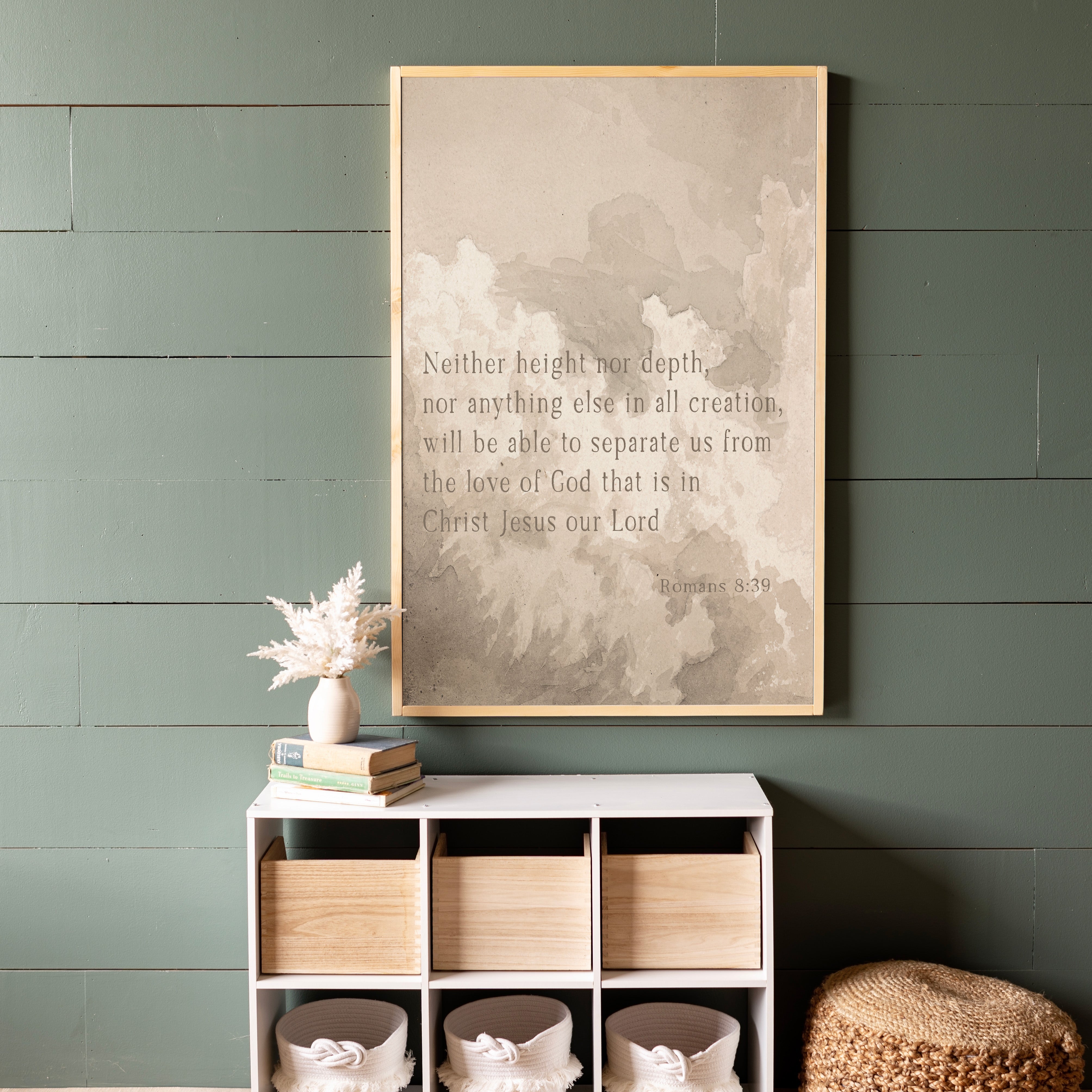 Neither Height Nor Depth | Framed Wood Art | 414