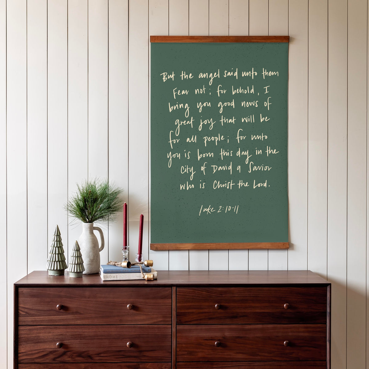 A Savior Who Is Christ Our Lord | Vertical Tapestry | 419
