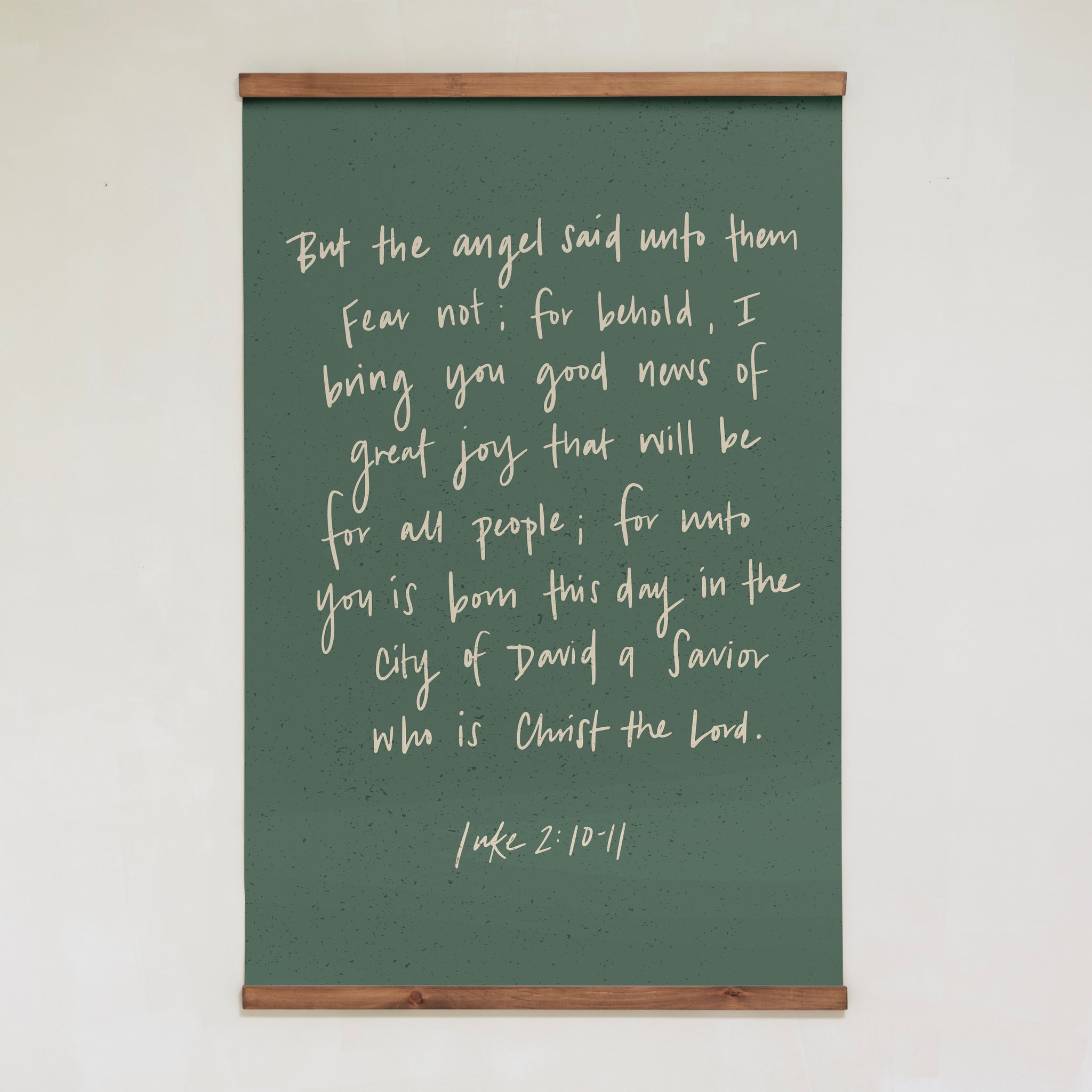 A Savior Who Is Christ Our Lord | Vertical Tapestry | 419