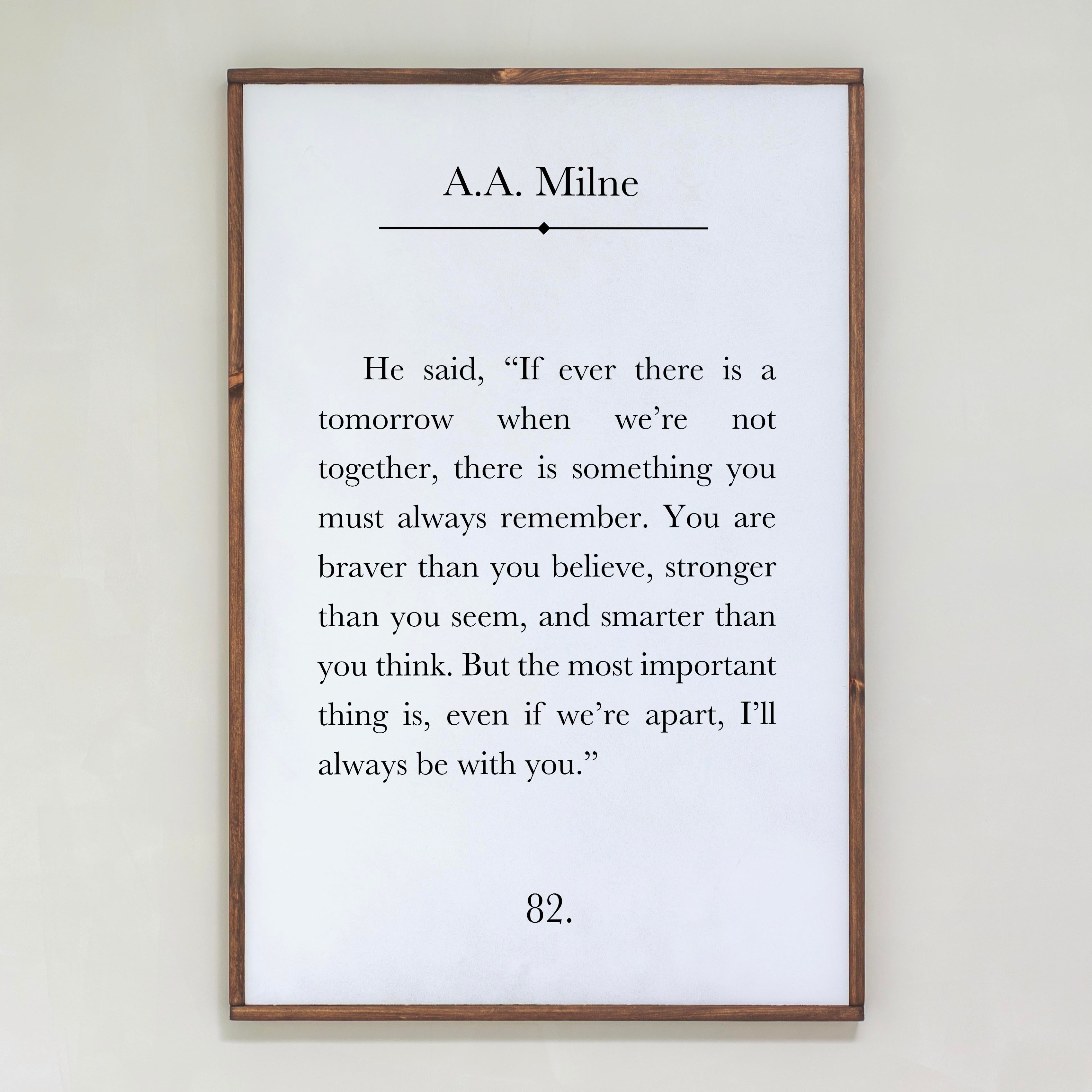 Winnie The Pooh | Framed Wooden Art | 455