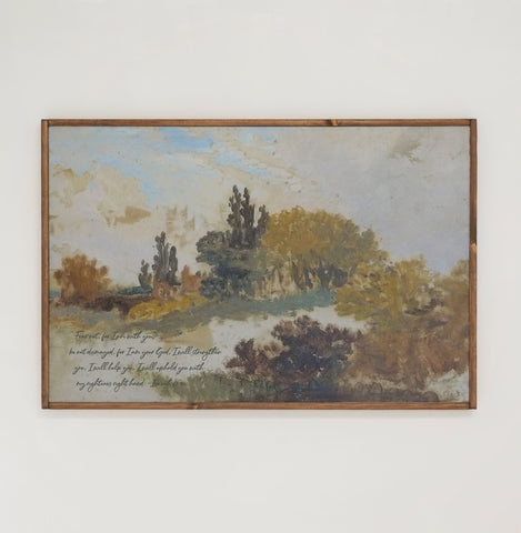 Fear Not | Framed Wooden Art - Horizontal | 460
