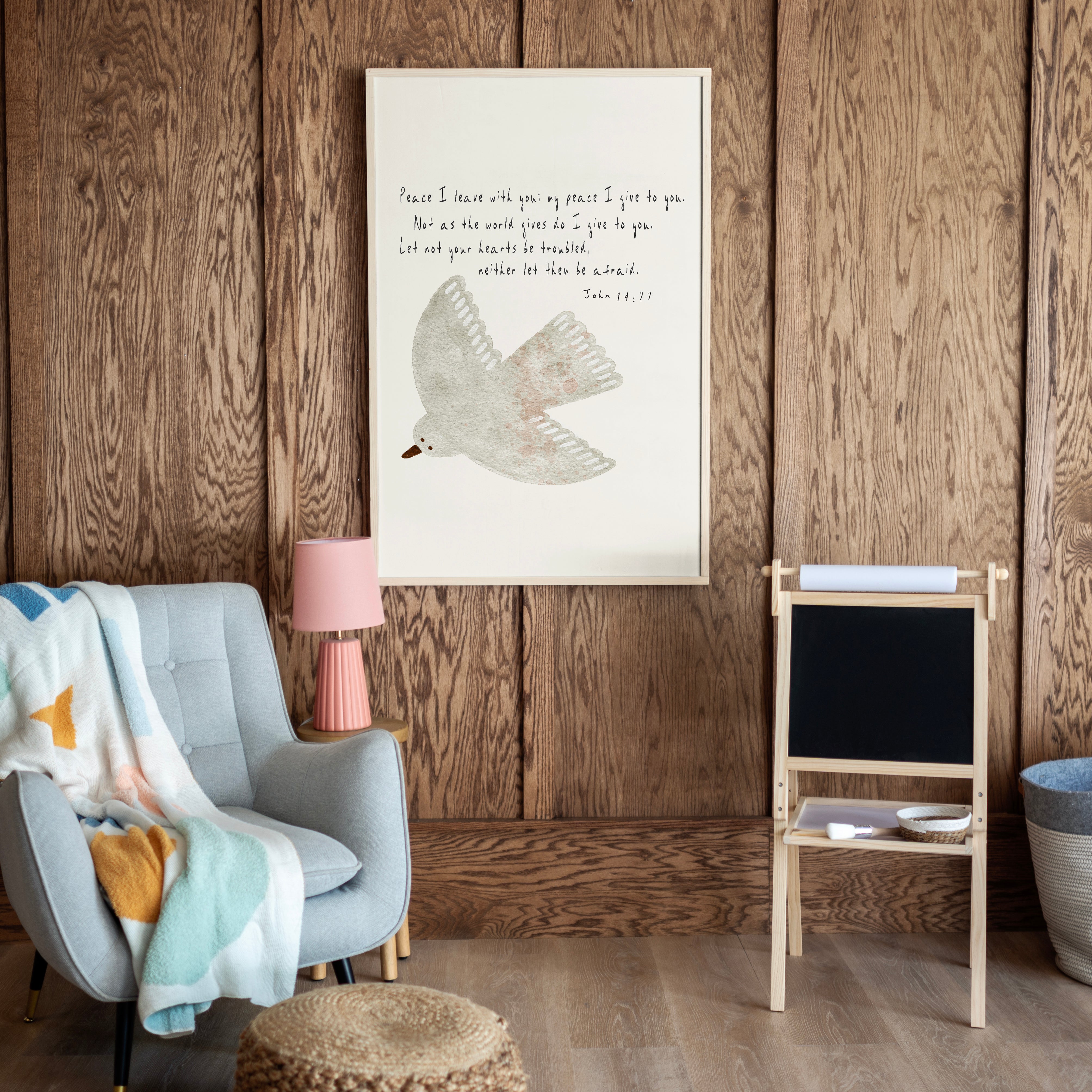 Peace I Leave | Framed Wood Art | 467