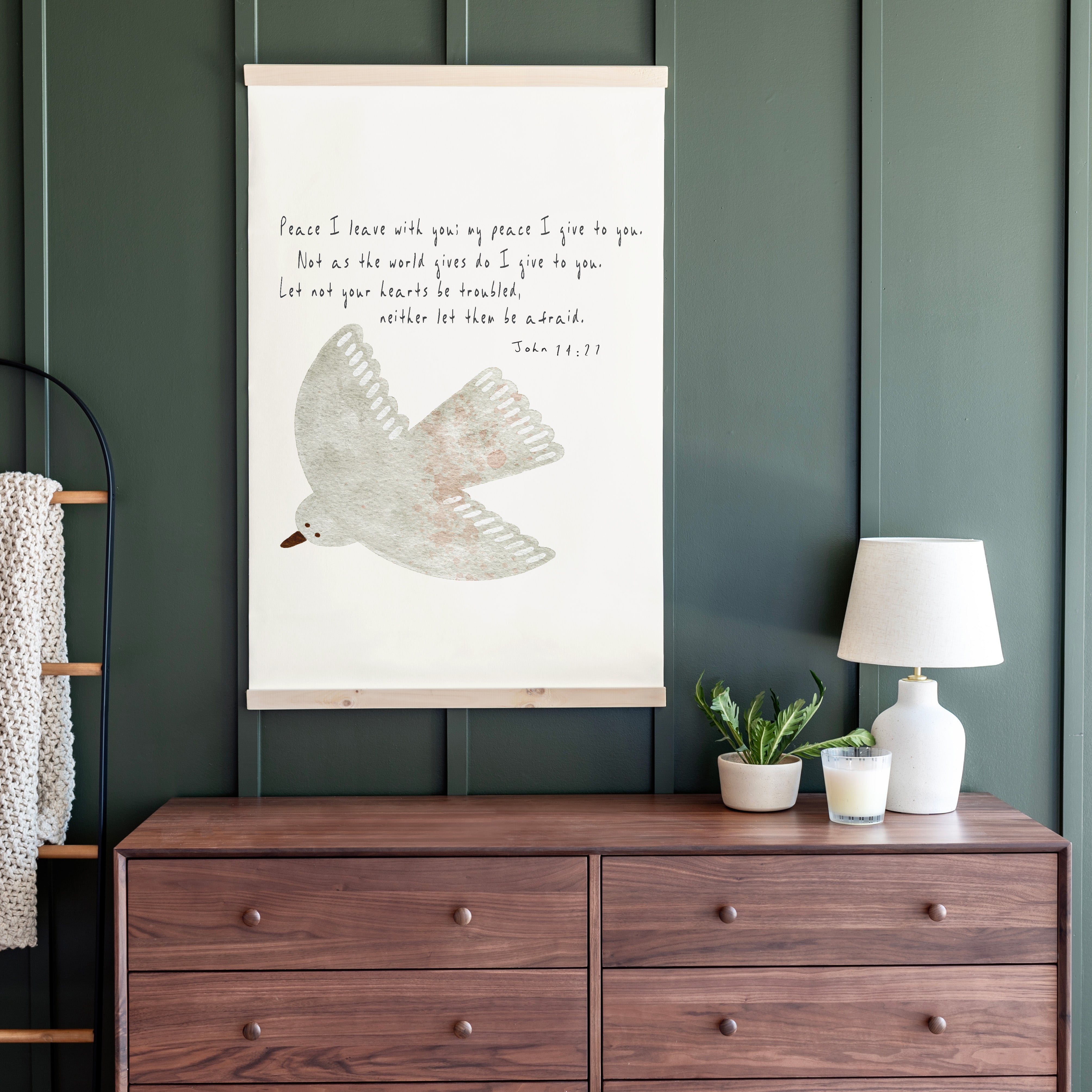 Peace I Leave | Vertical Tapestry | 467