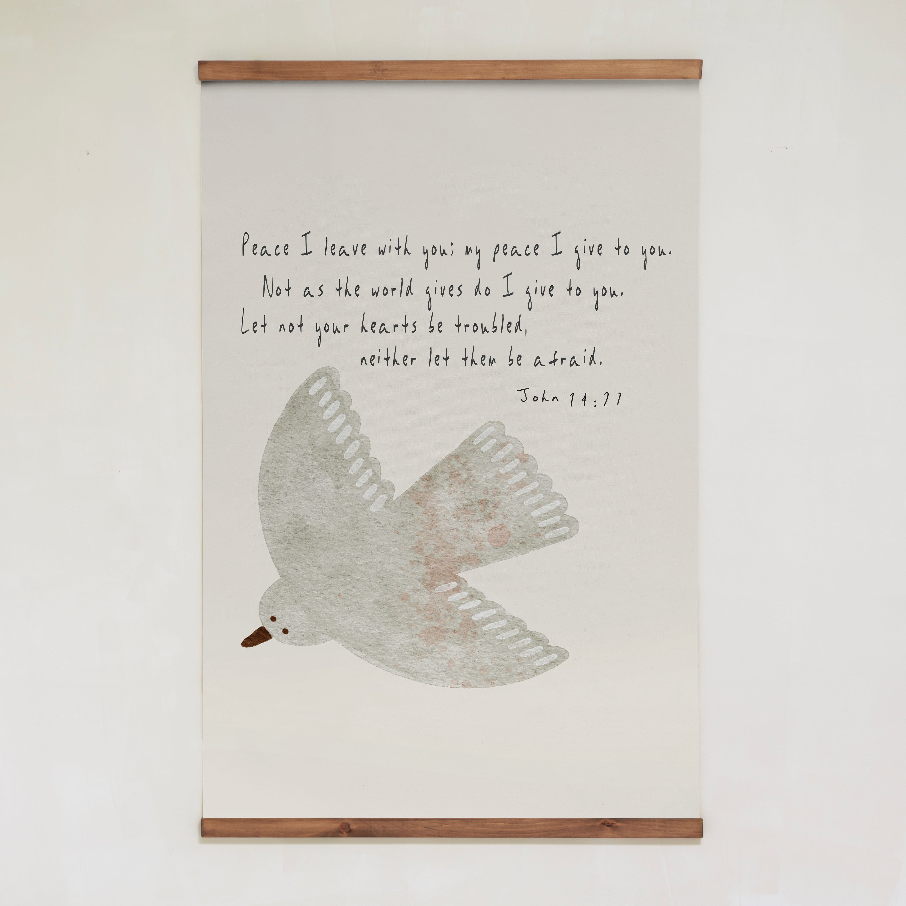 Peace I Leave | Vertical Tapestry | 467