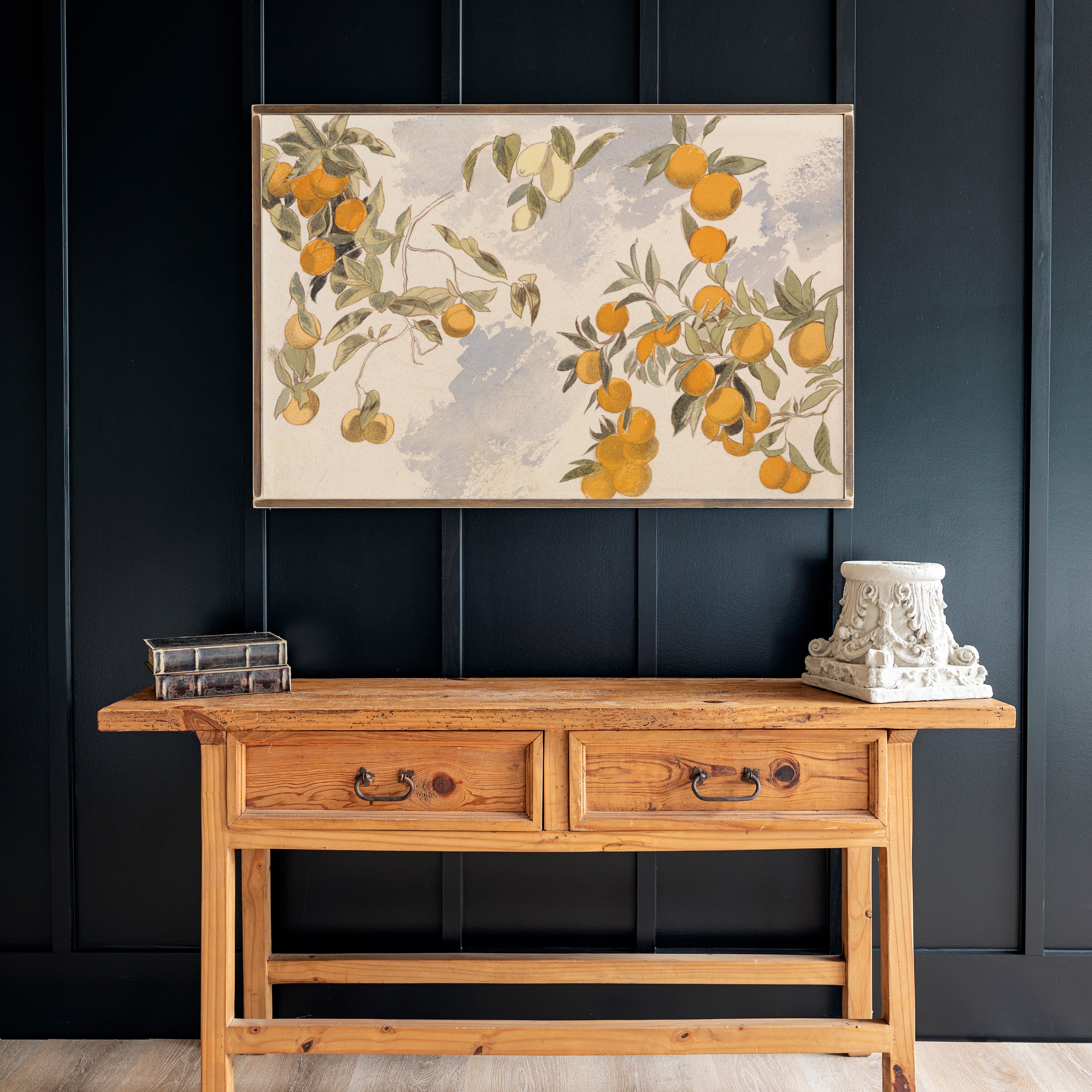 Lemon Branch | Framed Wooden Art - Horizontal | 468