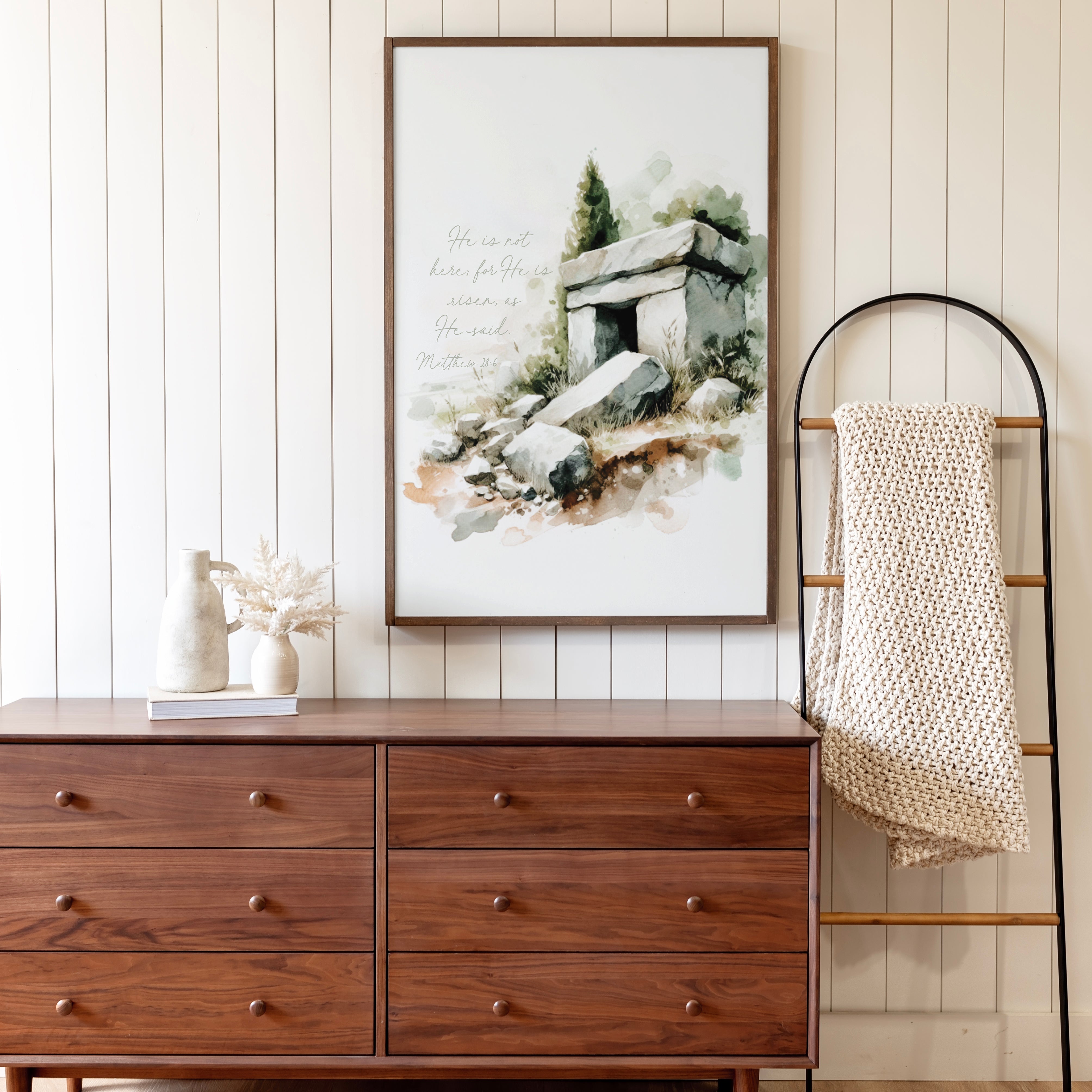 He Is Risen | Framed Wood Art | 559