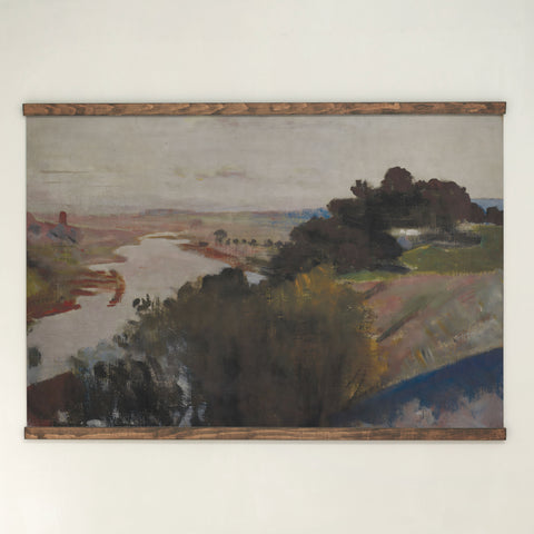 Lingering Dusk On The Riverbed | Horizontal Tapestry | 561