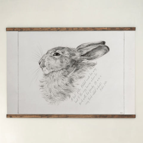 A Very Tired Rabbit | Horizontal Tapestry | 562