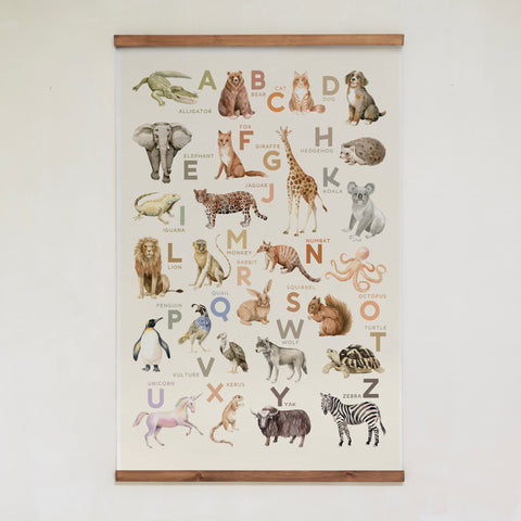 Animal Alphabet | Vertical Tapestry | 583