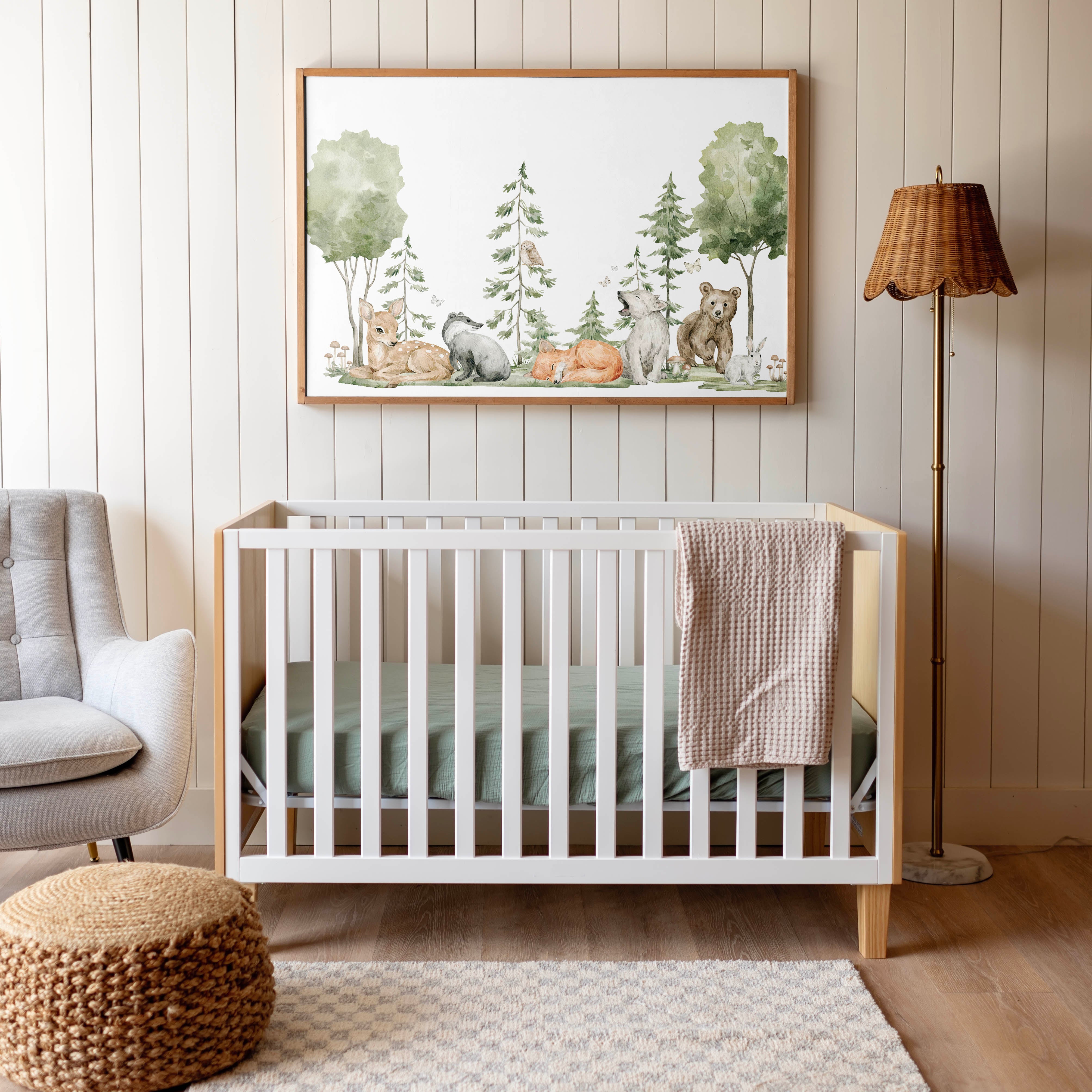 Woodland Animals | Framed Wooden Art - Horizontal | 590