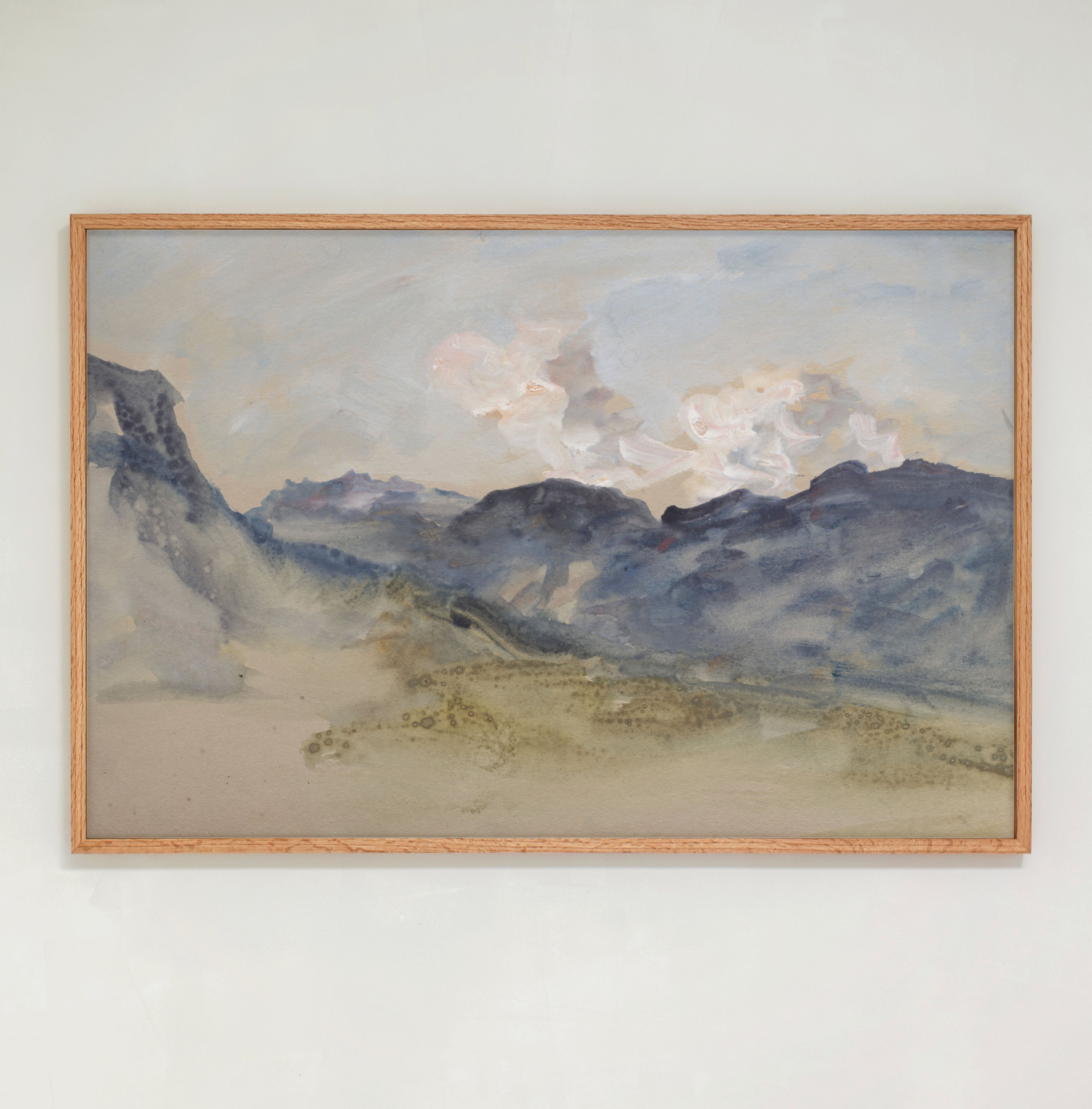 "Blue Mountain" Framed Canvas | Horizontal | 596