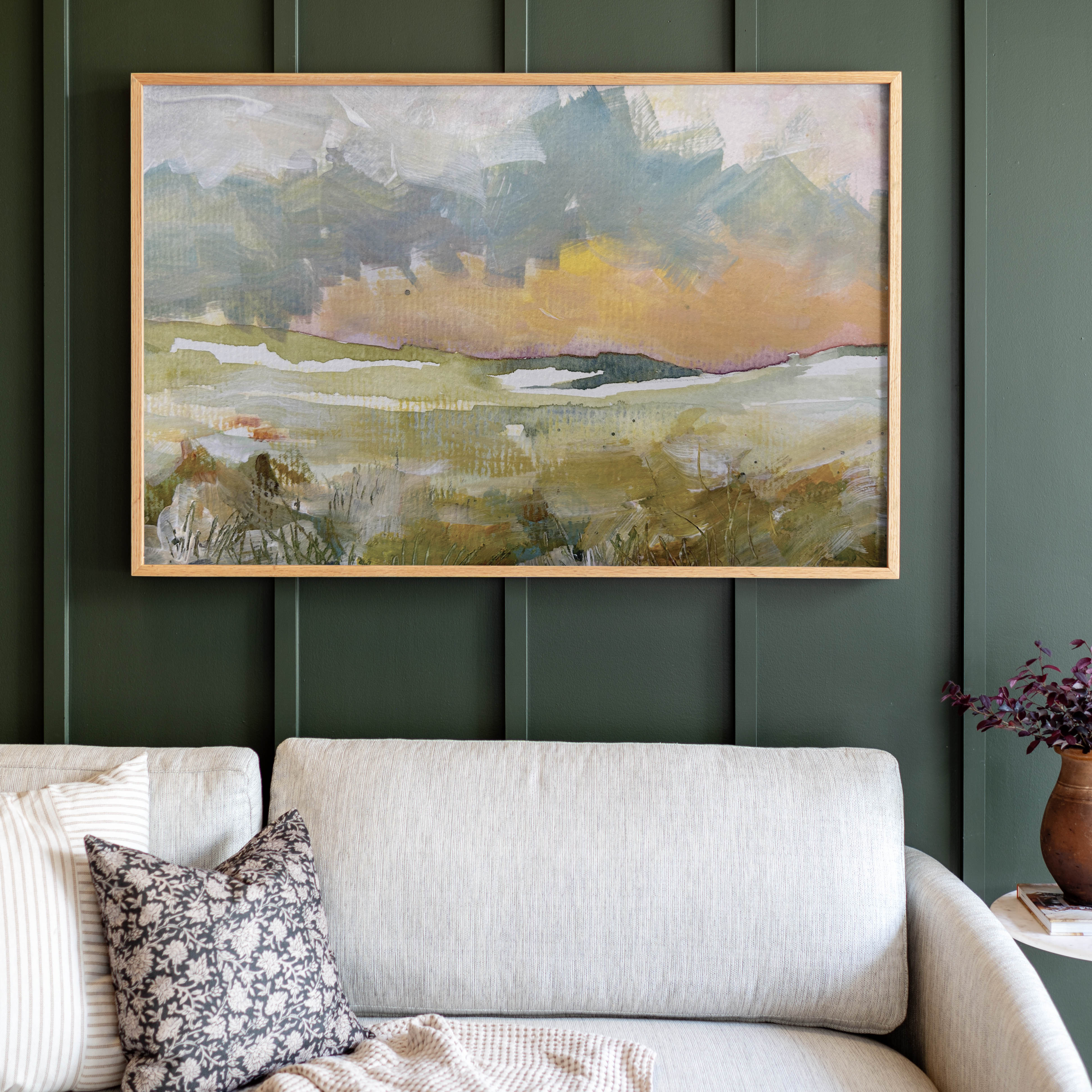 "Graceful Horizon" Framed Canvas | Horizontal | 597