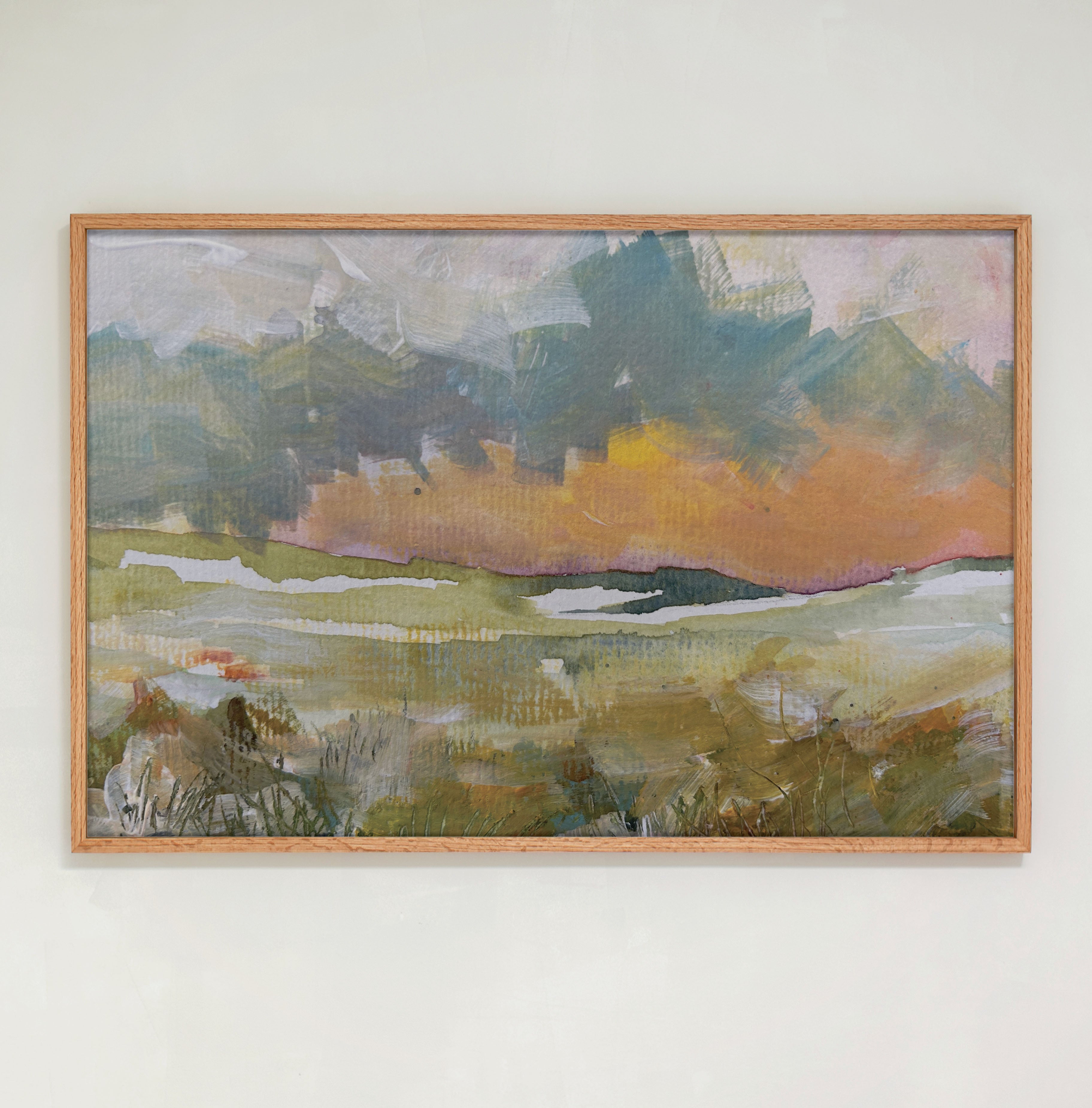 "Graceful Horizon" Framed Canvas | Horizontal | 597