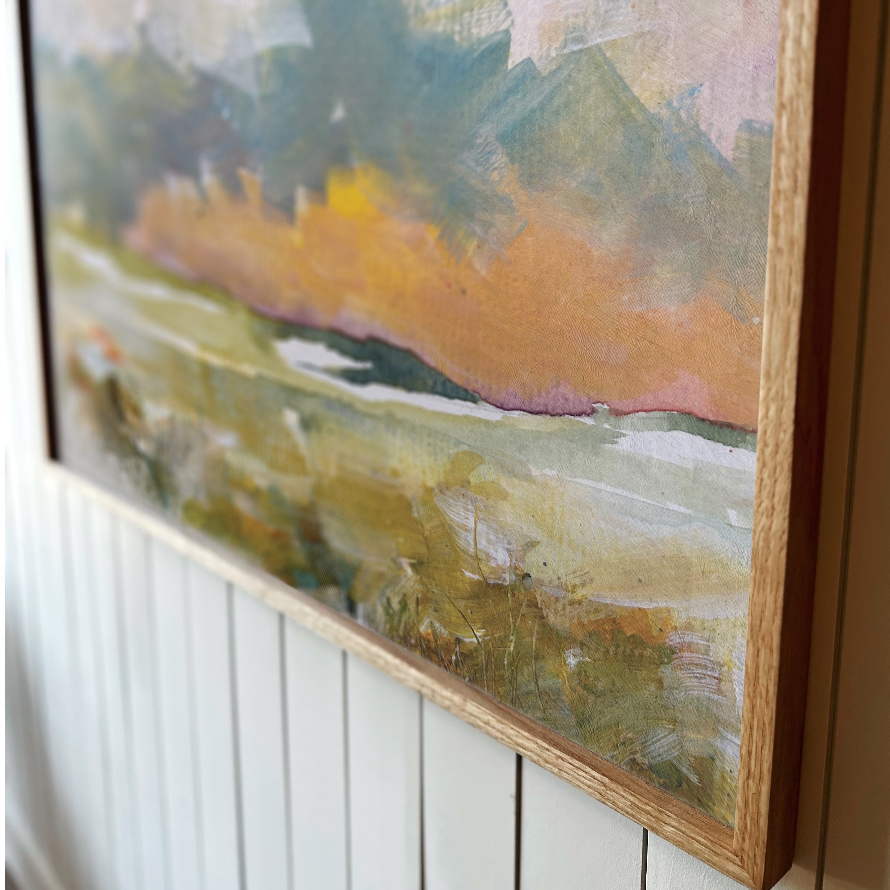 "Graceful Horizon" Framed Canvas | Horizontal | 597