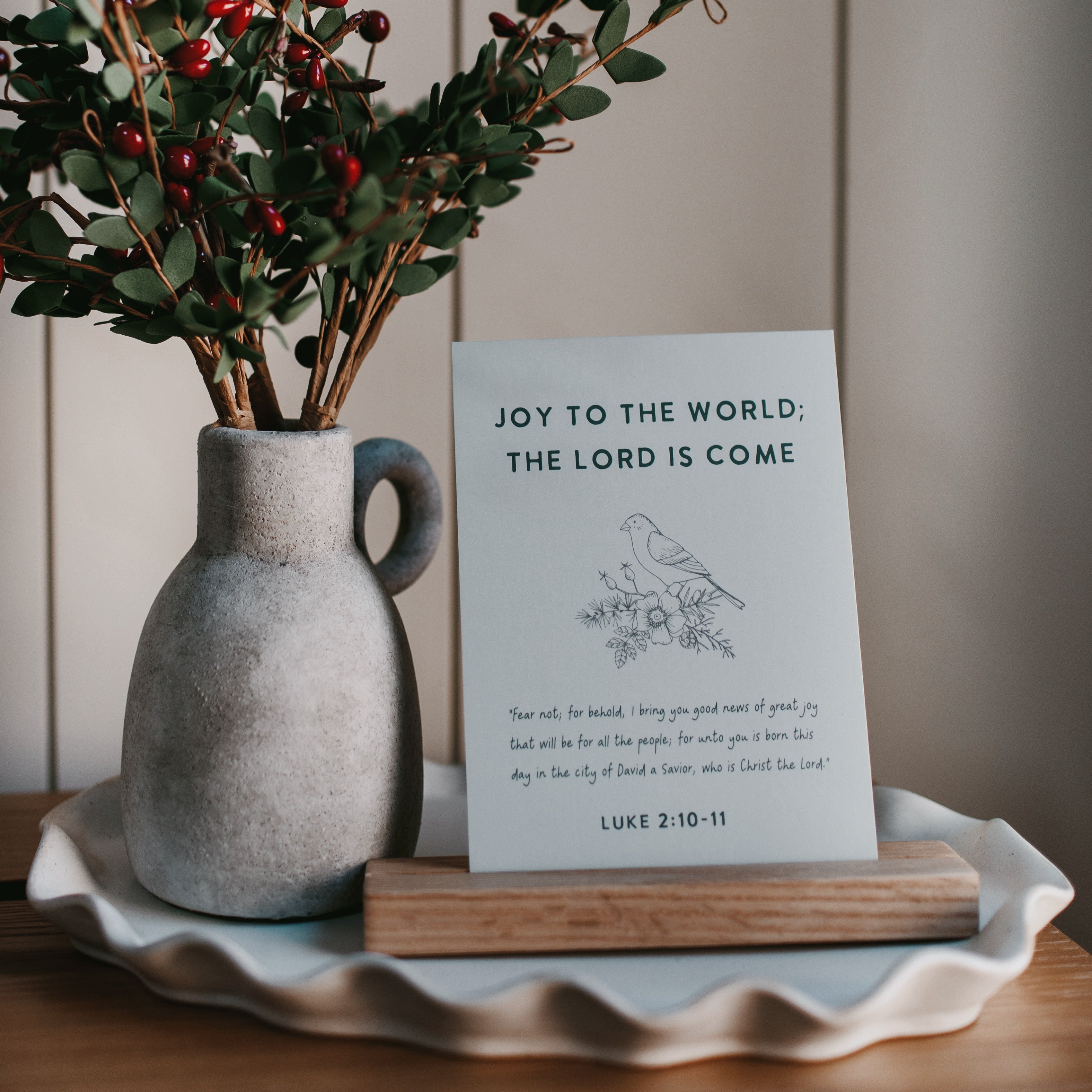 Joy To The World Scripture Cards