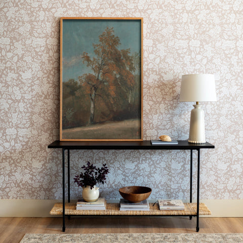 "October Tree" Large Framed Art | Vertical | F611