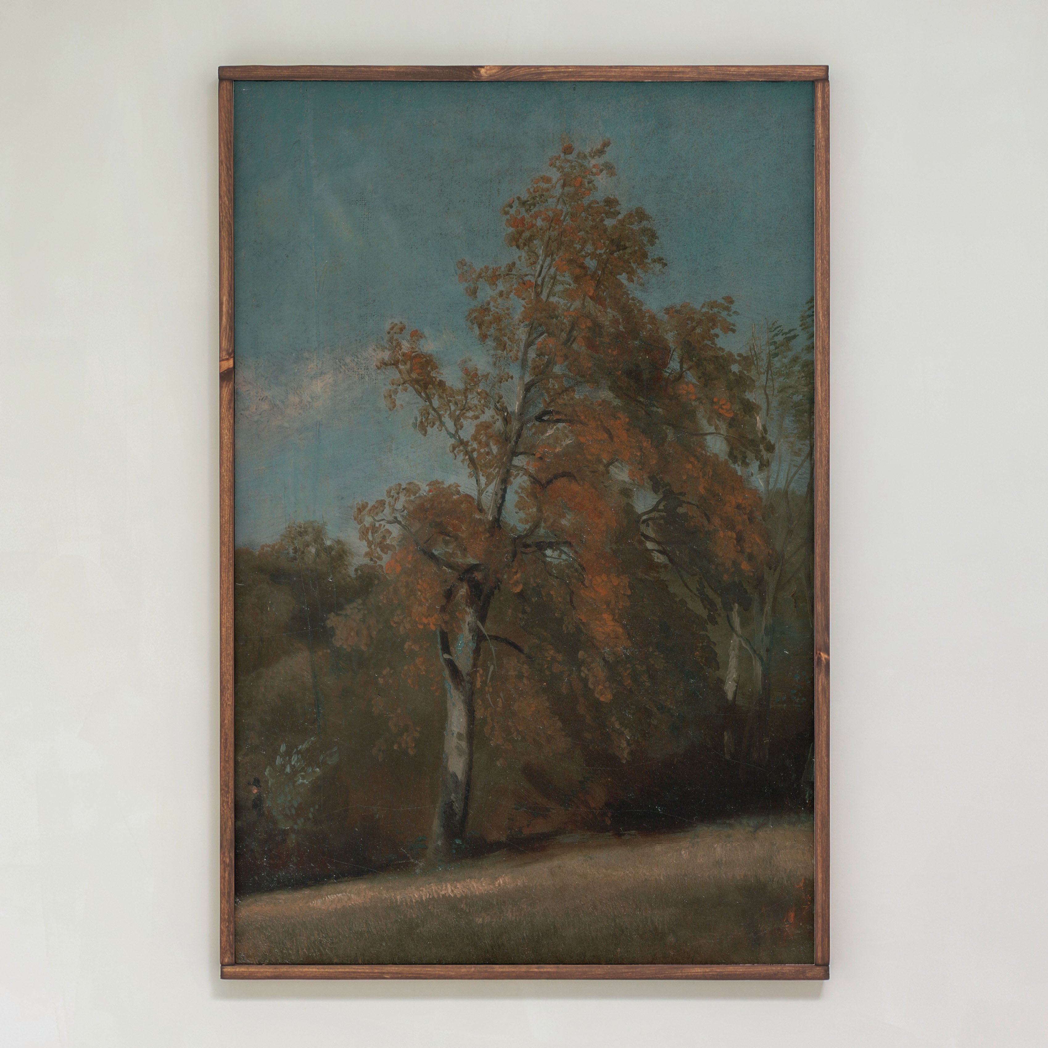 October Tree | Framed Wood Art | 611