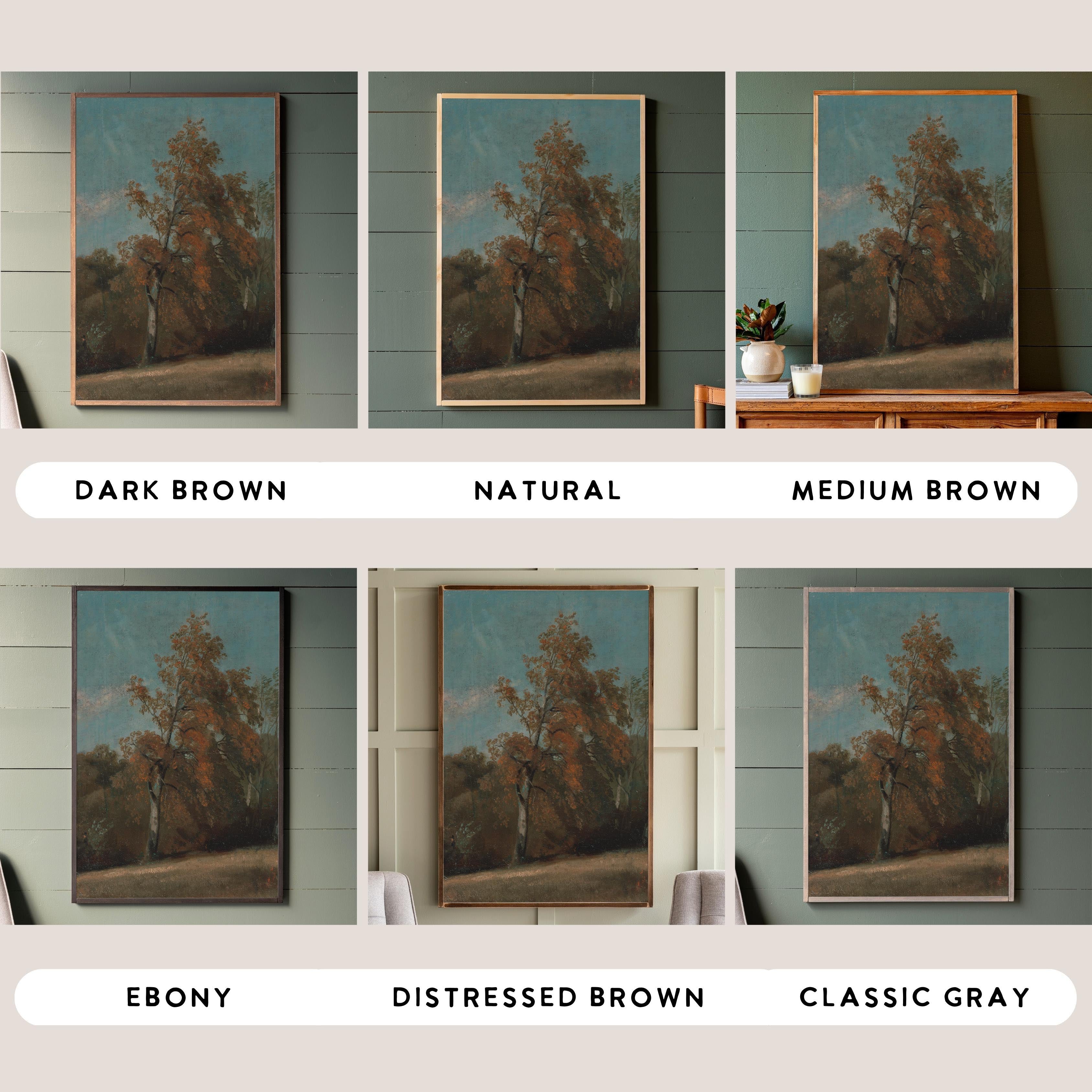 October Tree | Framed Wood Art | 611