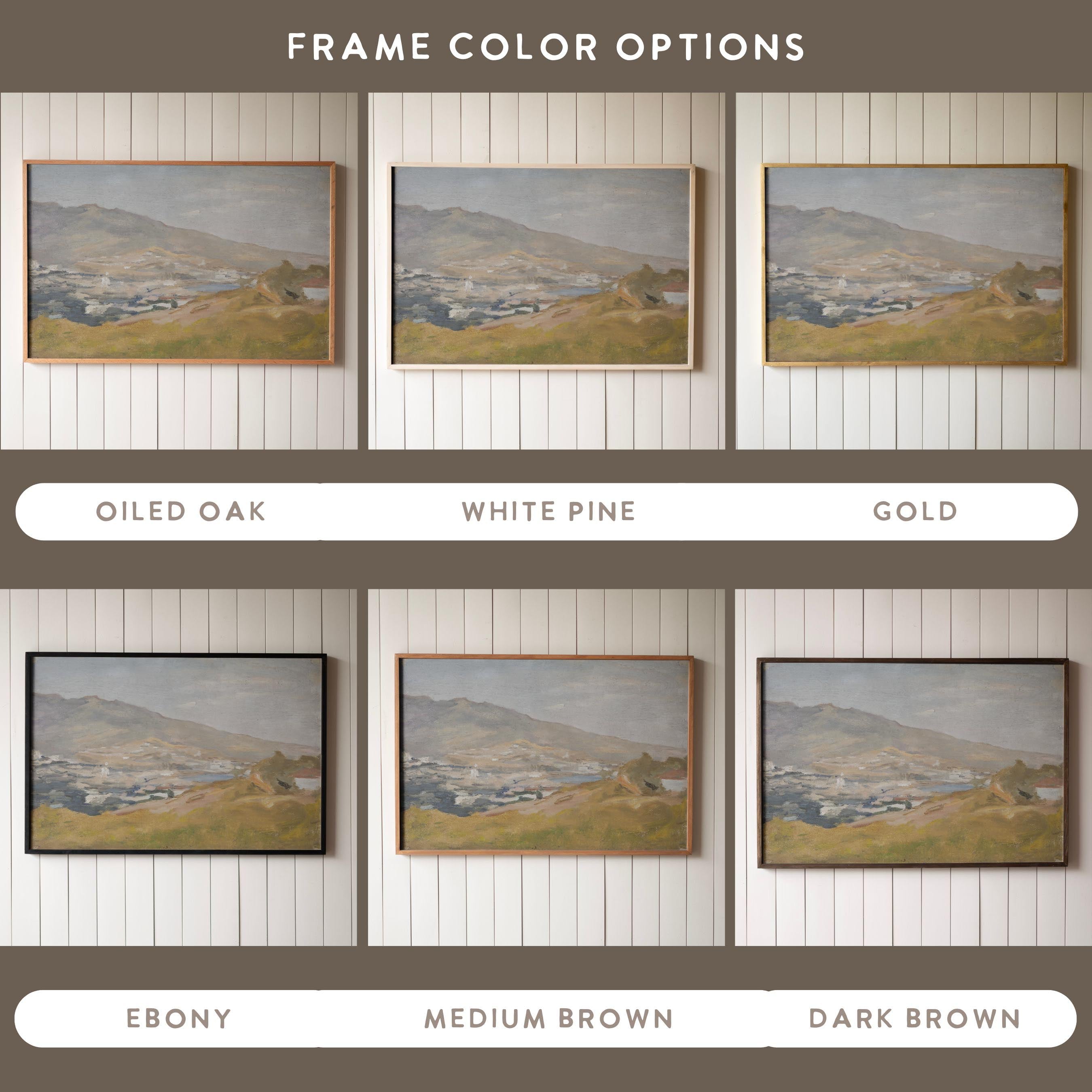 "Awaken Mountain" Large Framed Art | Horizontal | 617