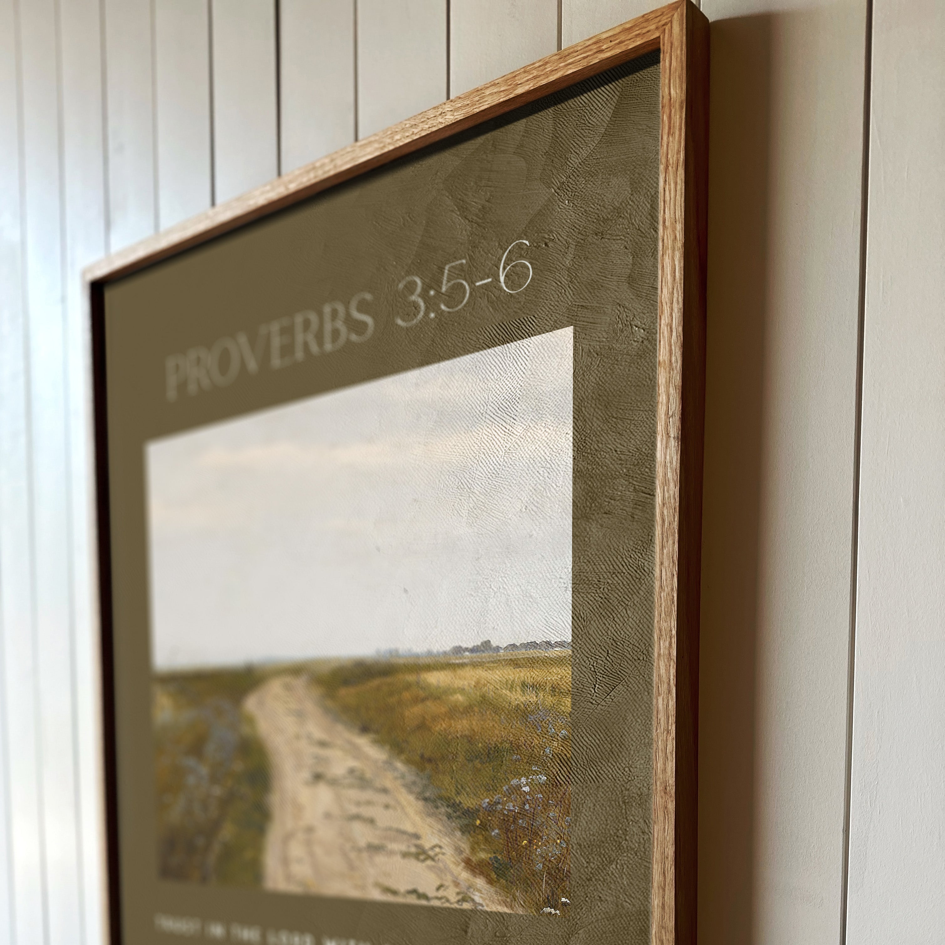 "Proverbs 3" Framed Canvas | Vertical | 633