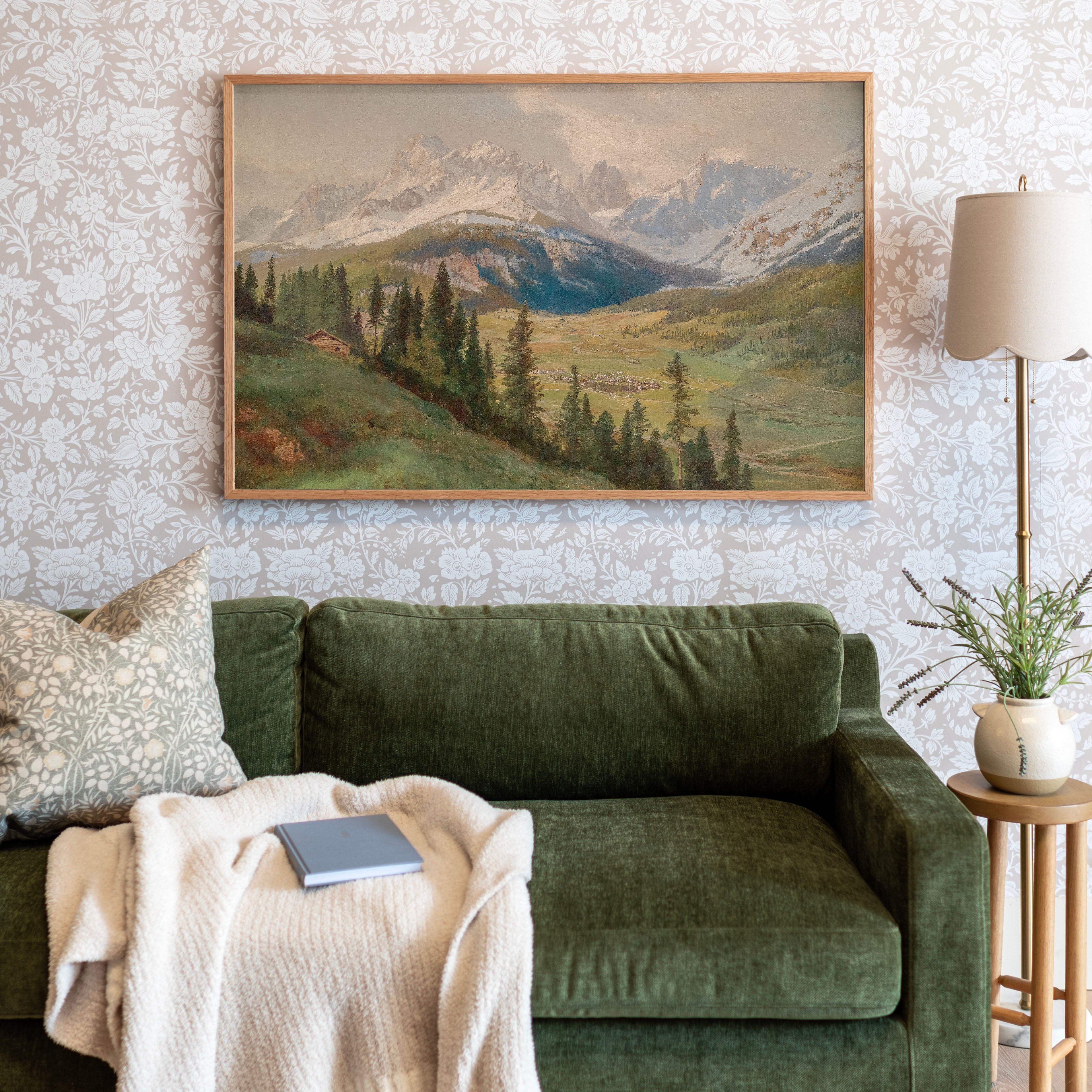 "Evergreen Valley" Framed Canvas | Horizontal | 644