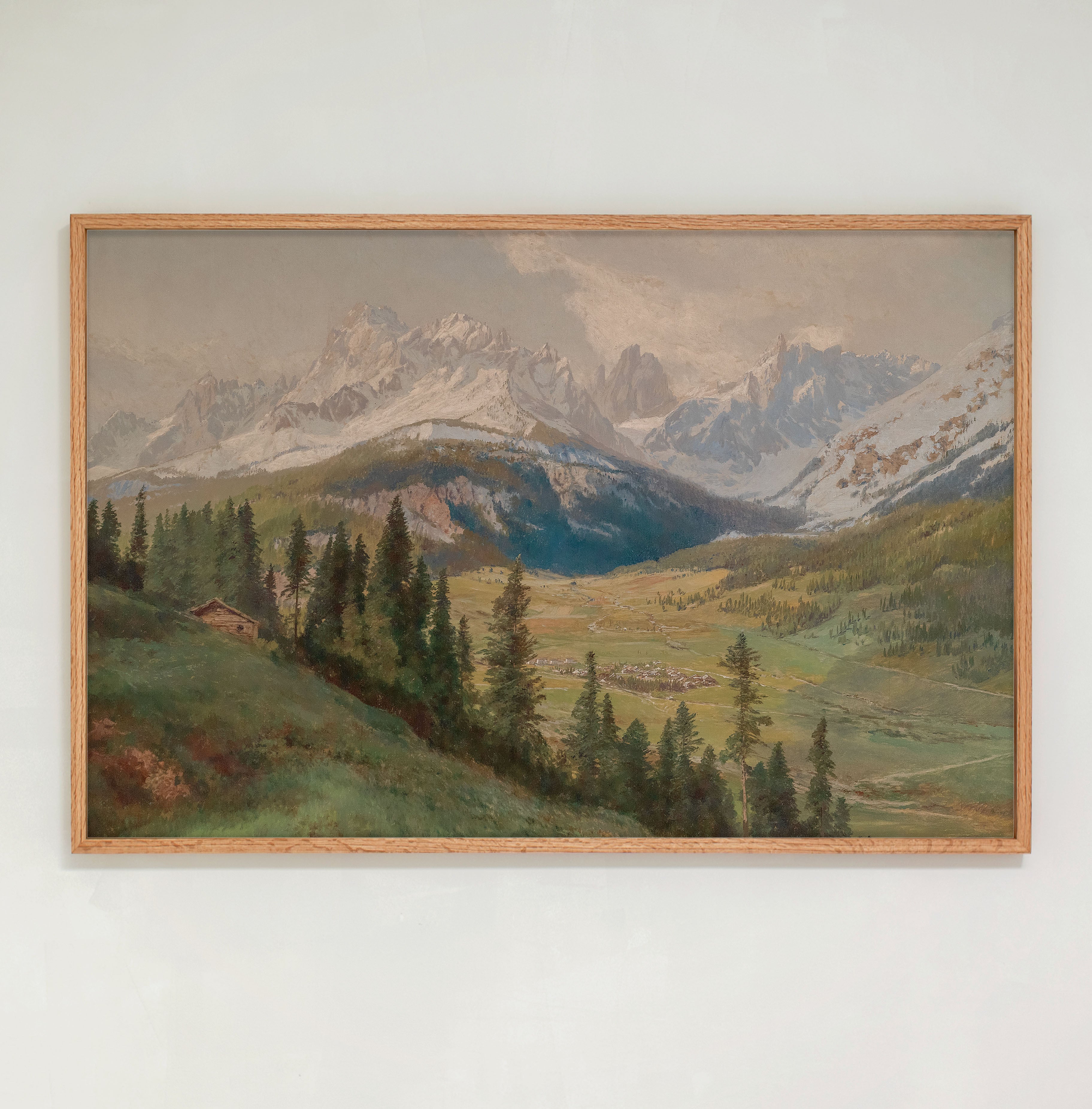 "Evergreen Valley" Framed Canvas | Horizontal | 644