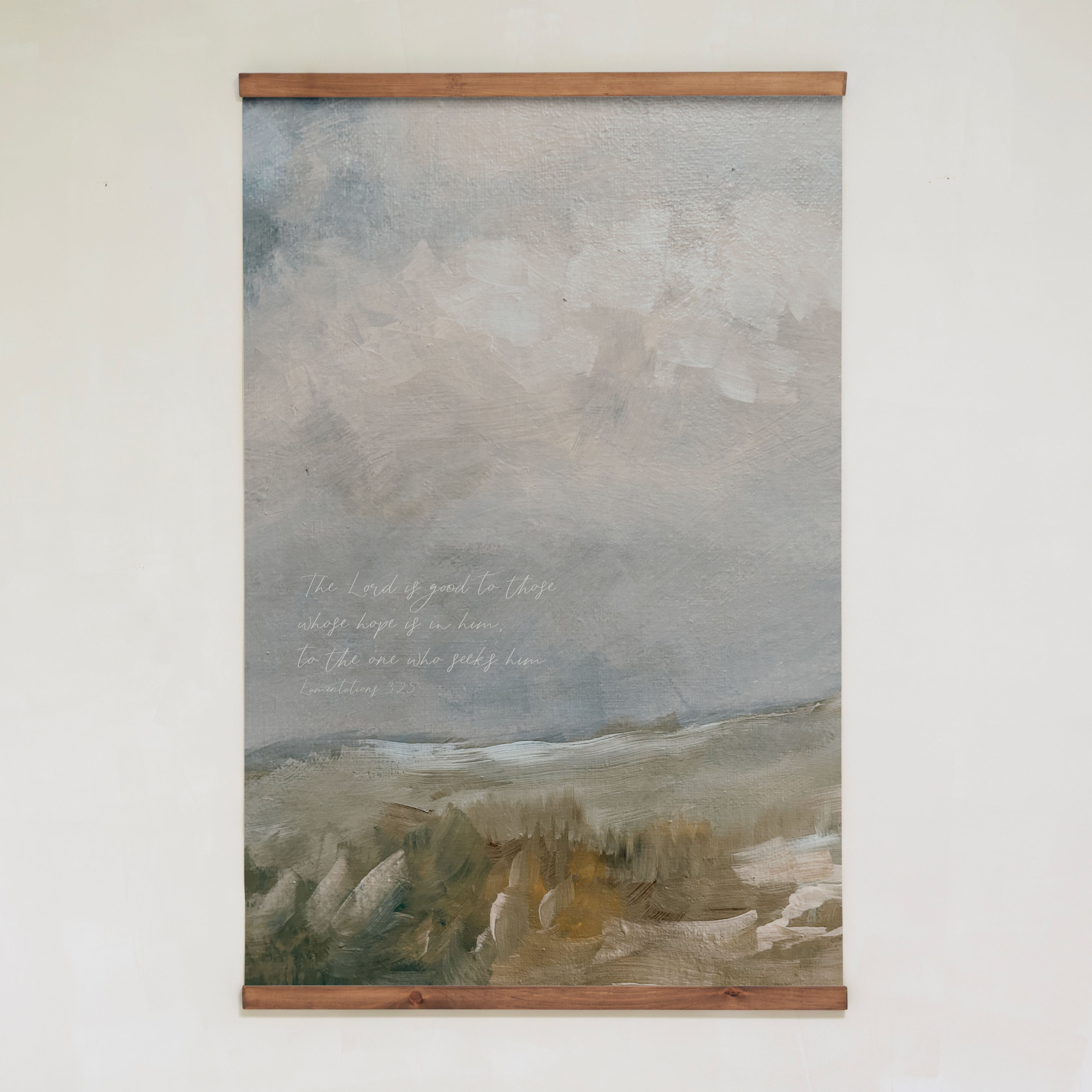 The Lord Is Good To Those Whose Hope Is In Him | Vertical Tapestry | 694