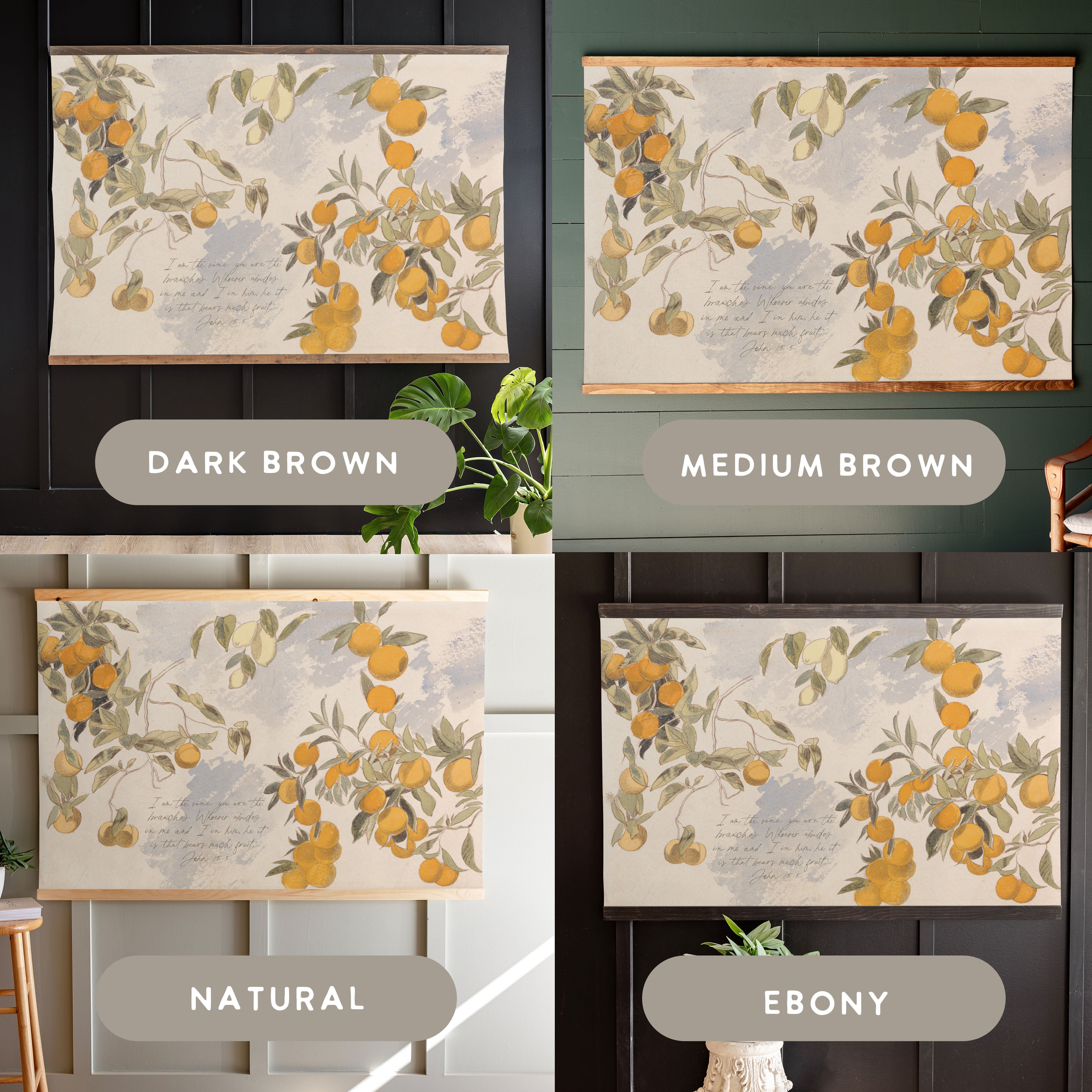 I Am The Vine, You Are The Branches | Horizontal Tapestry | 696