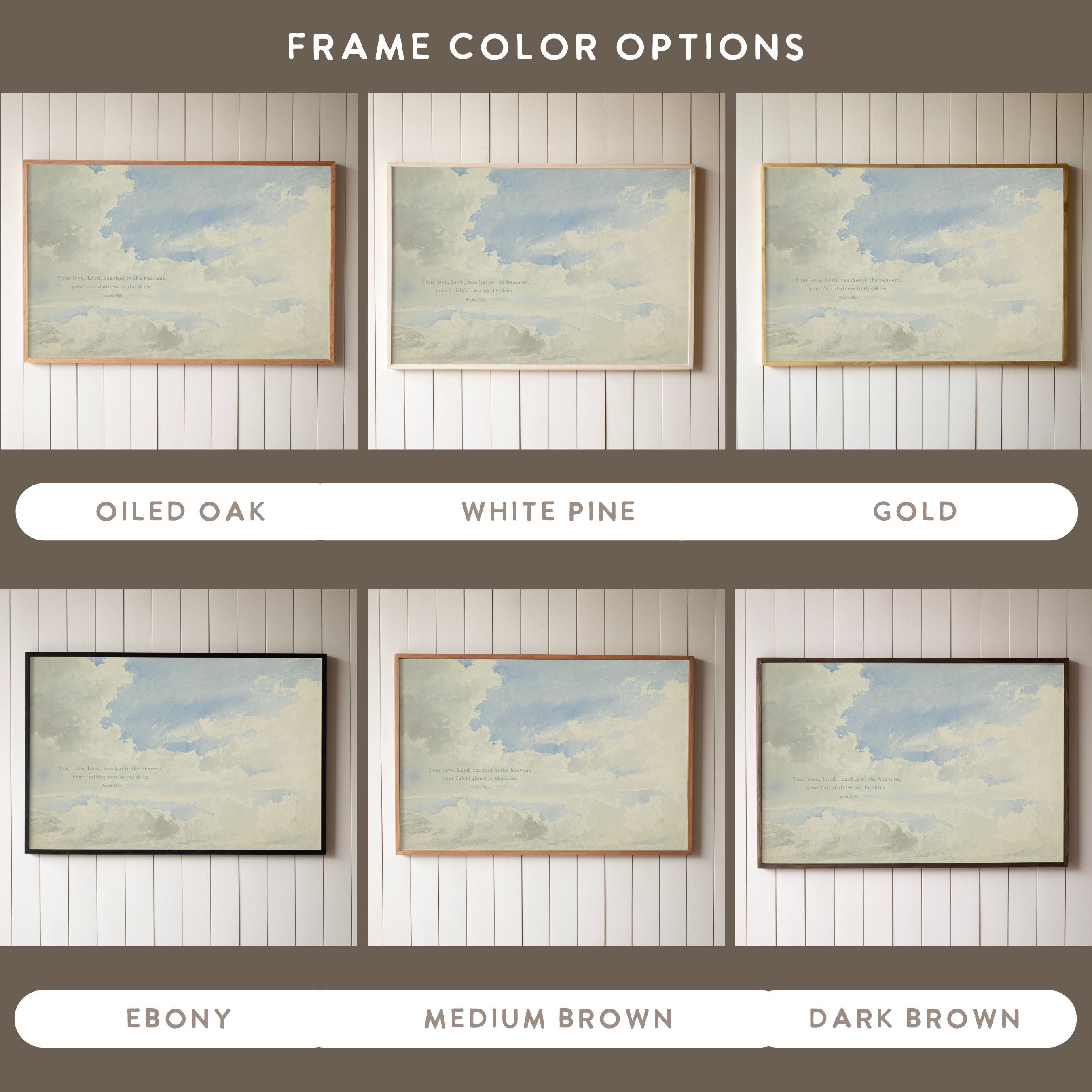 "Reaches To The Heavens" Framed Canvas | Horizontal | 698