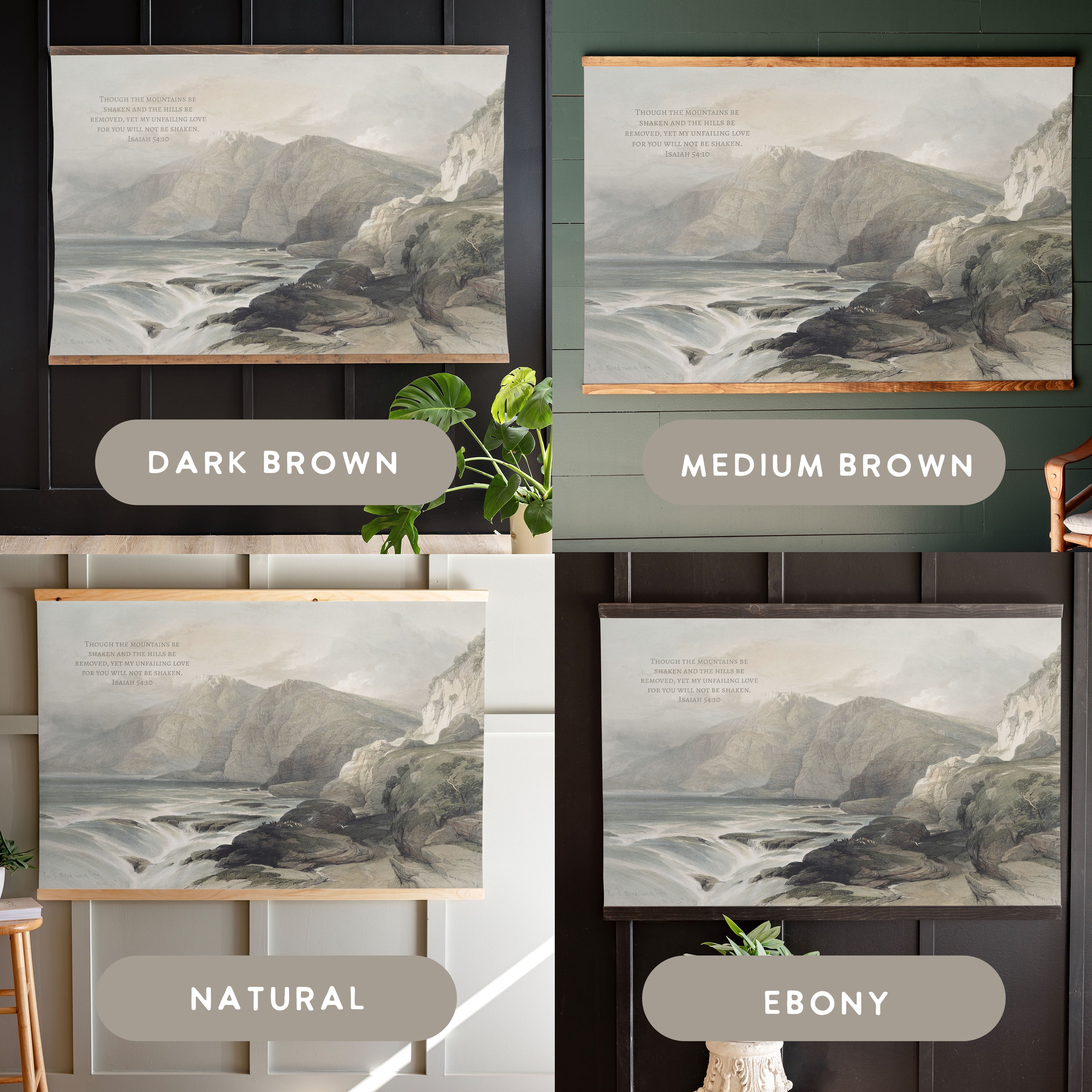 Though The Mountains Be Shaken | Horizontal Tapestry | 699