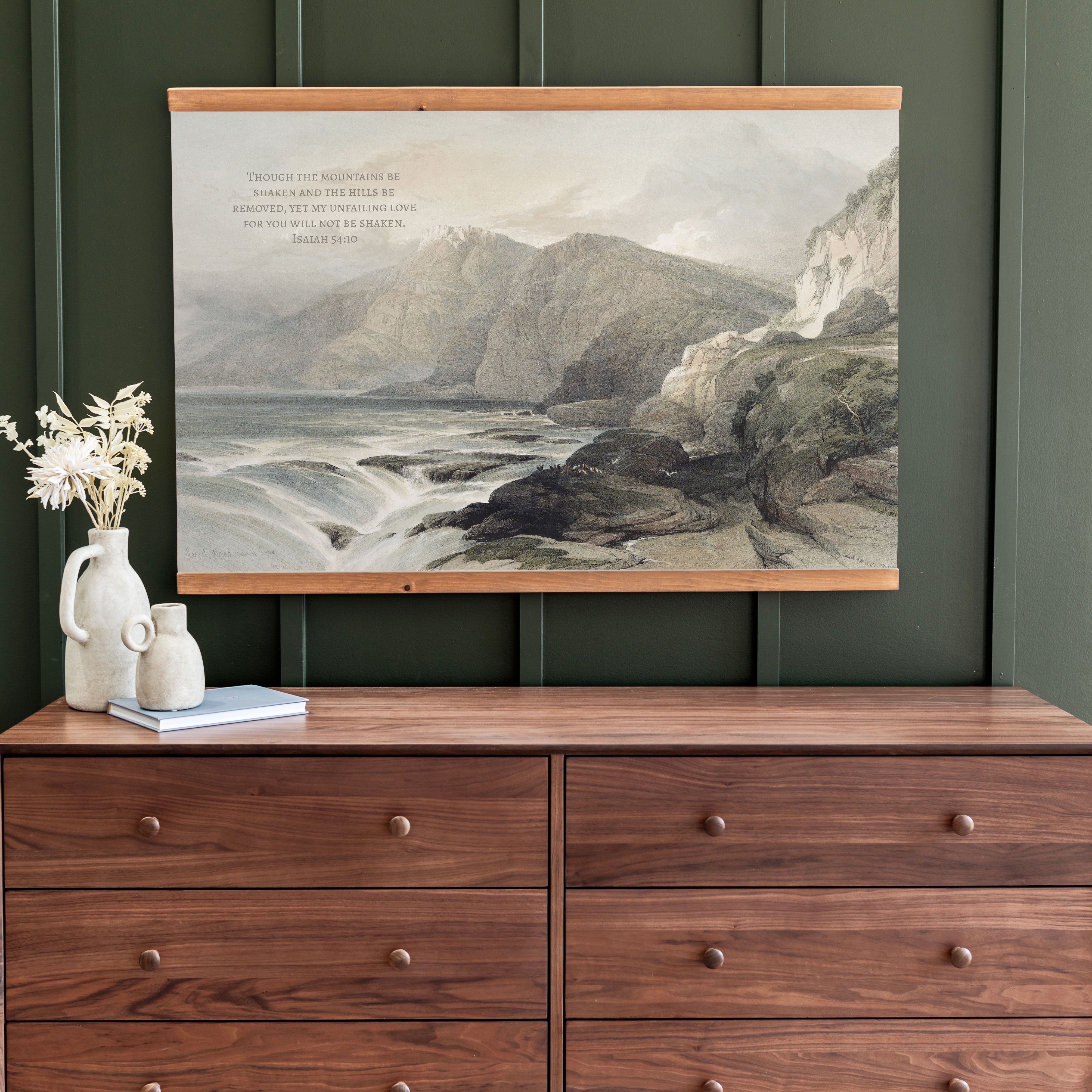 Though The Mountains Be Shaken | Horizontal Tapestry | 699