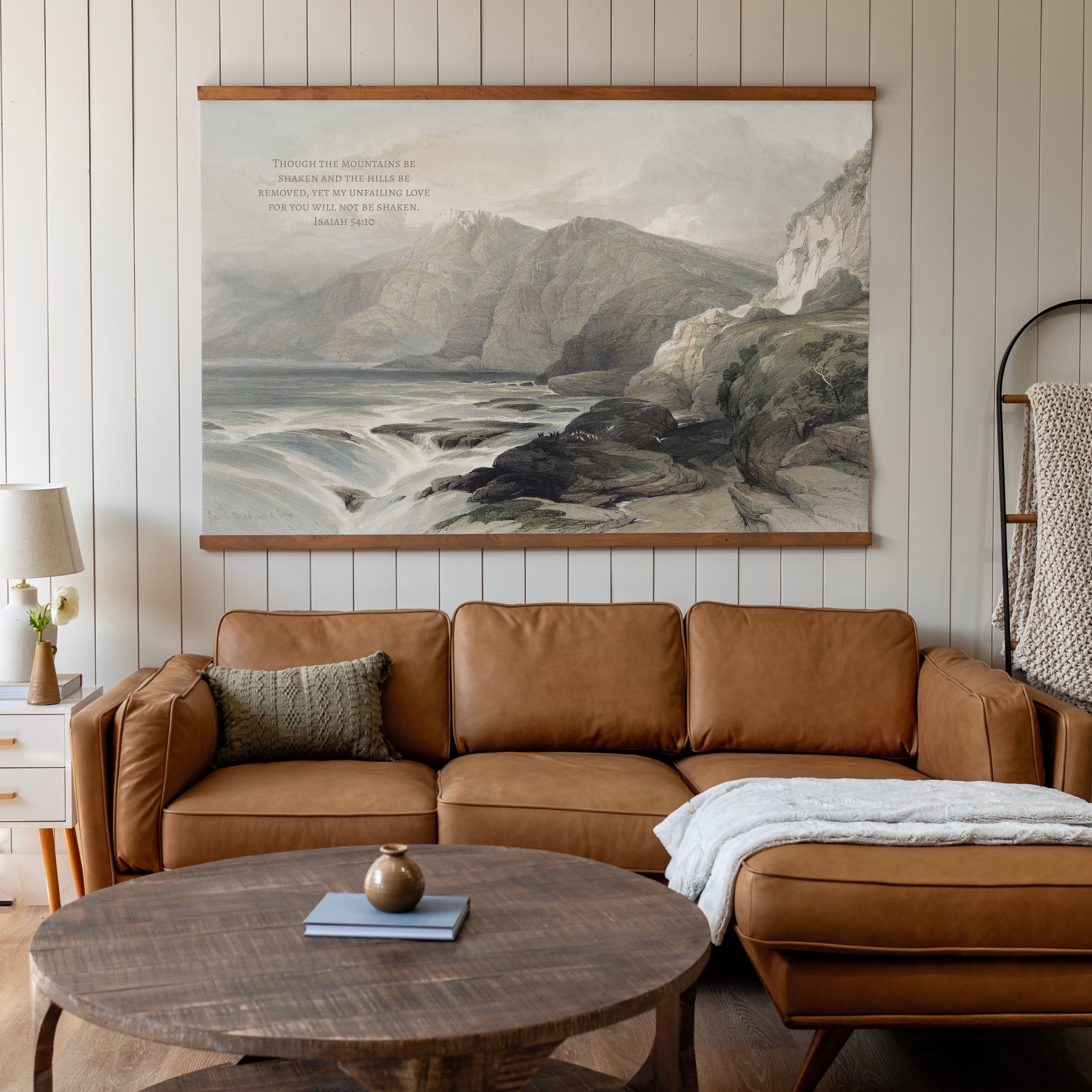 Though The Mountains Be Shaken | Horizontal Tapestry | 699