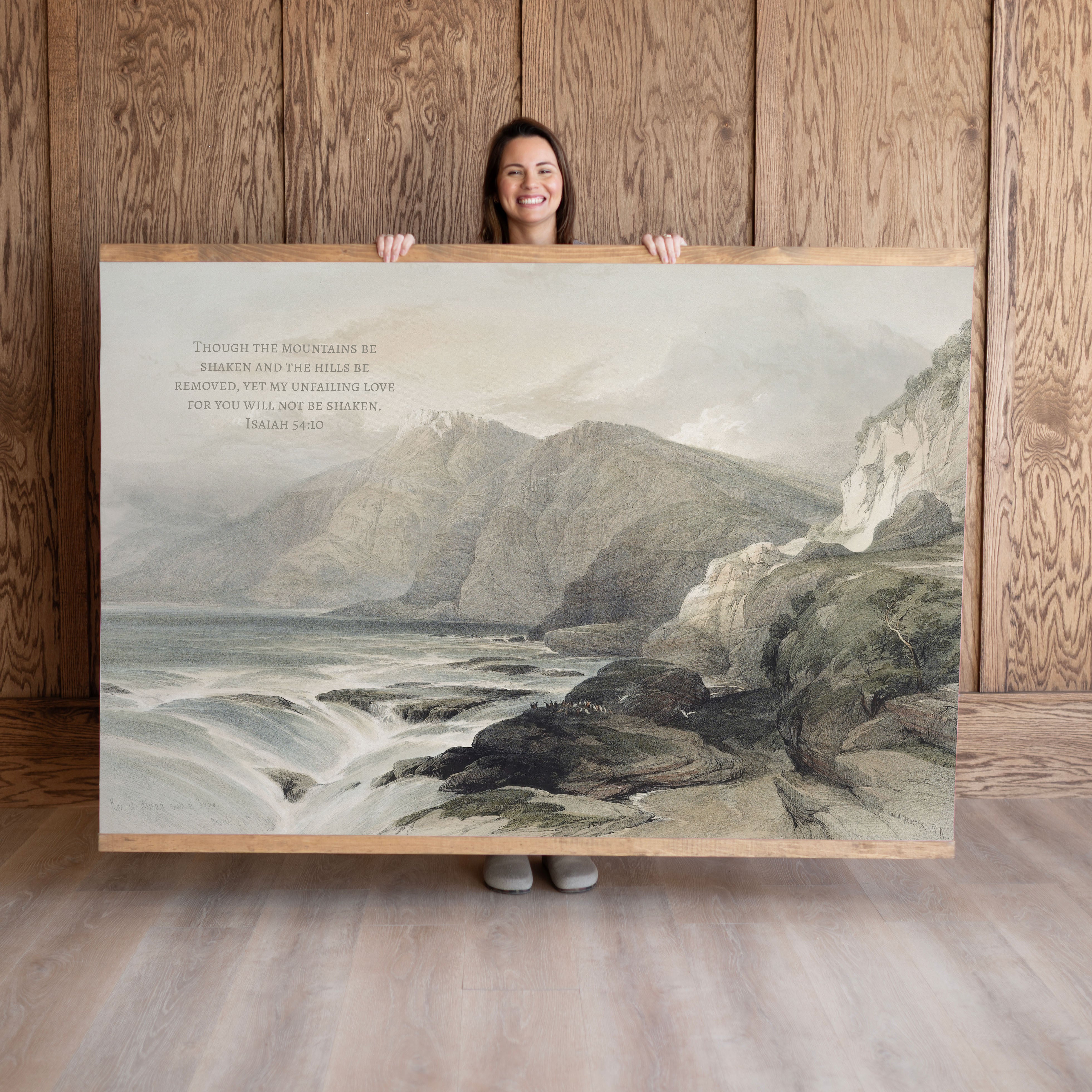 Though The Mountains Be Shaken | Horizontal Tapestry | 699