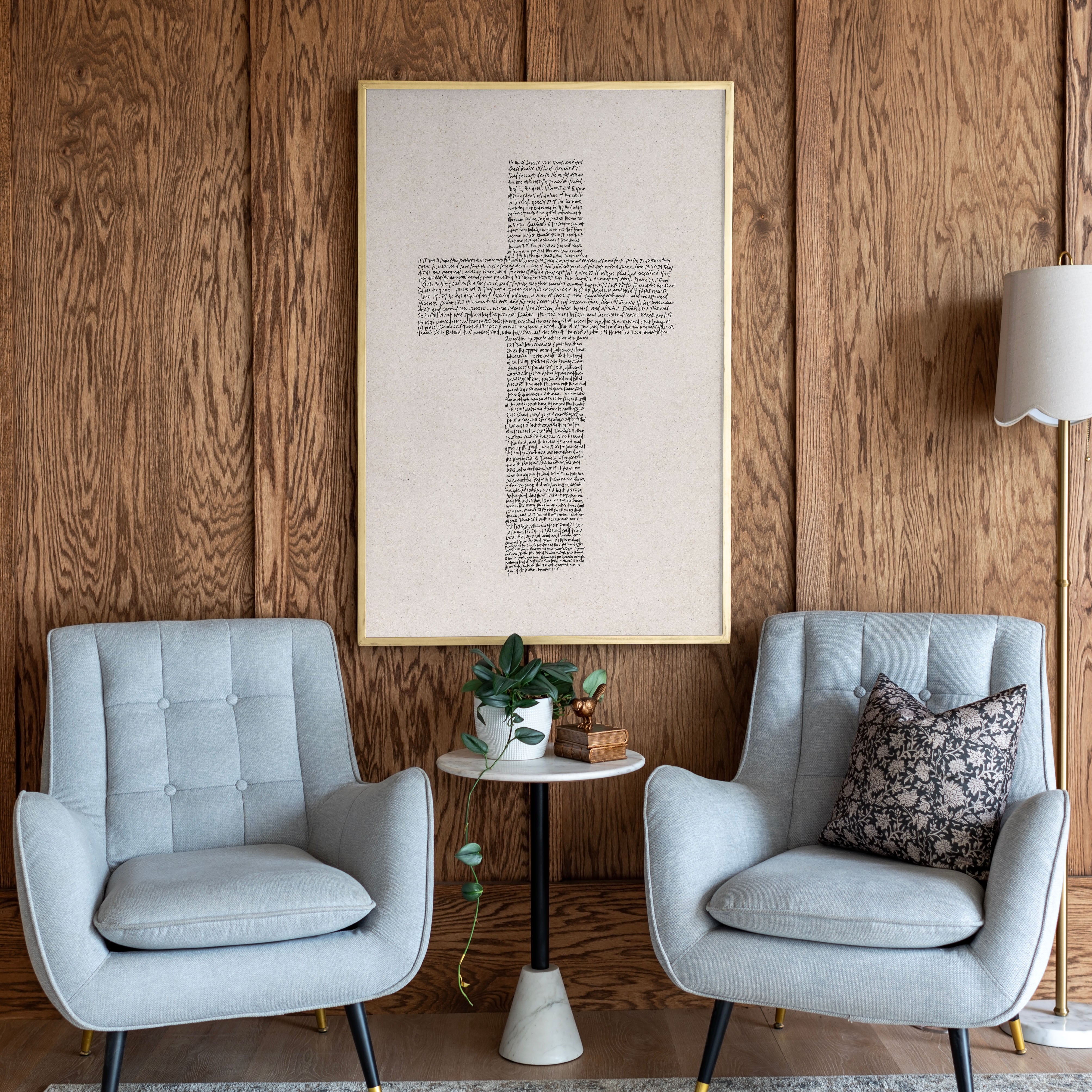 "Fulfilled" Framed Canvas | Vertical | 707