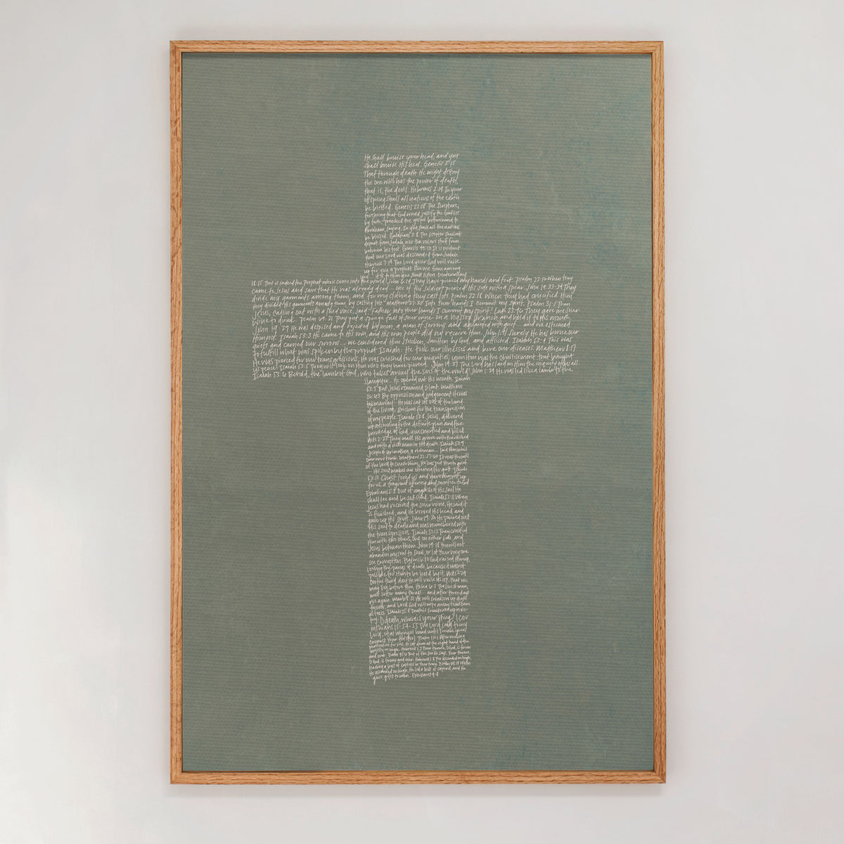 "Fulfilled" Framed Canvas | Vertical | 707